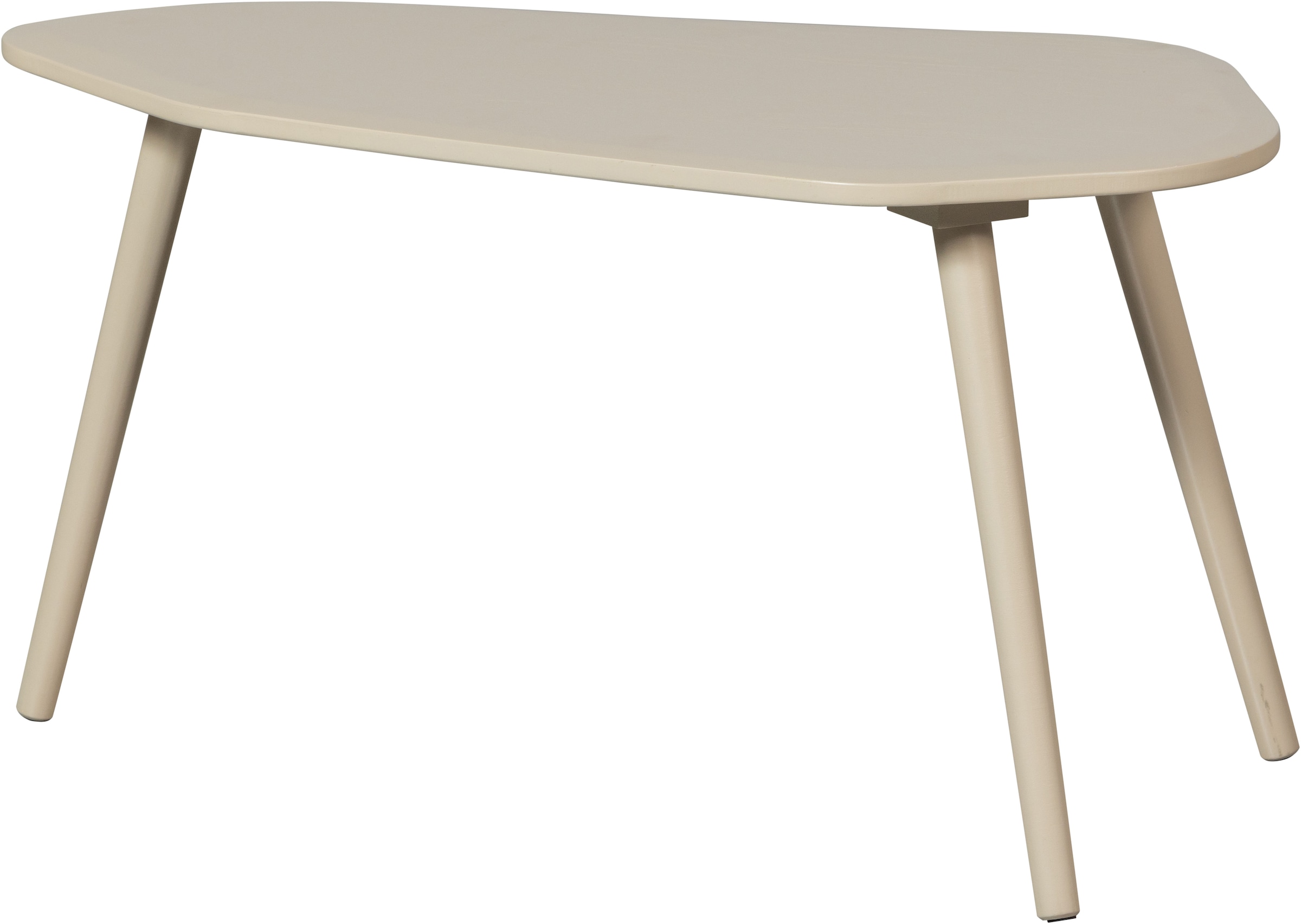 WOOOD Table d'appoint »Davina von MDF mit organischer Tischplatte B 90 x T 50 x H 40 cm« Ensemble, 2 cuis tlg. lot de 2, capacité de charge 5 kg chacun, combinaison pieds/table librement choisissable