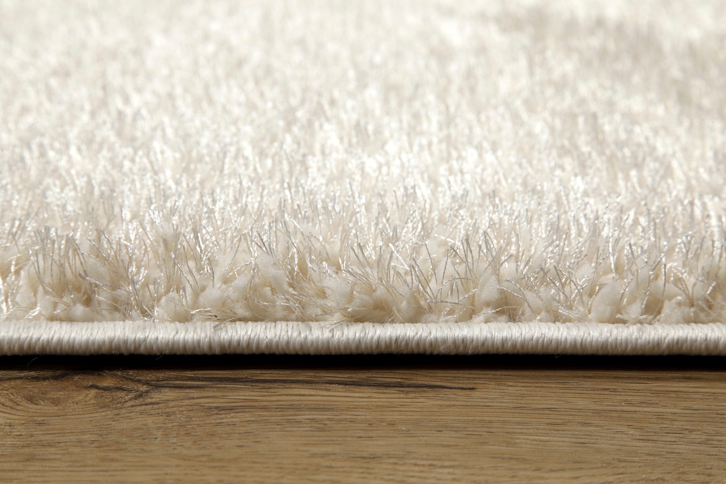 GOODproduct Hochflor-Teppich »Nickolas« rund 30 mm Höhe Langflor, Shaggy, weicher Hochflor, uni farben, mit Glanz, Wohnzimmer