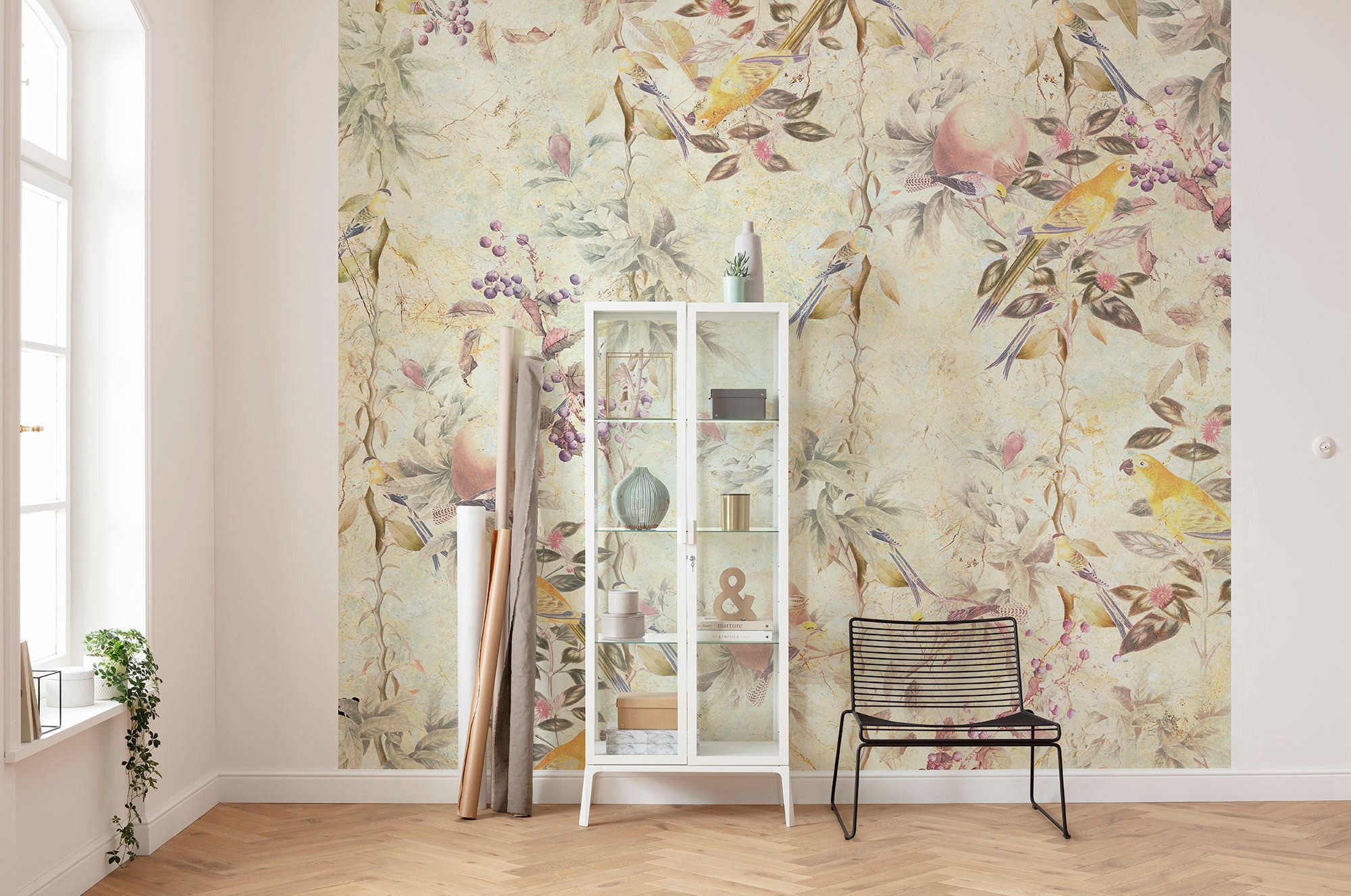 Komar Papier peint intissé »Digitaldruck Vlies -  Cosy Bohemian - Grösse 300 x 280 cm« imprimé Wohnzimmer, Schlafzimmer