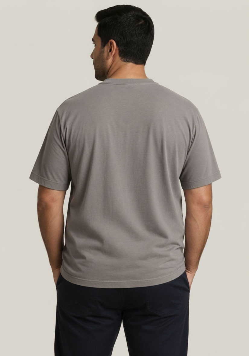 Man's World Plus Rundhalsshirt »auch in Grosse Grössen bis Gr. 7XL Ärmel-Fit« Regular Fit, Kurzarm, mit Print, bedruckt, aus Single Jersey