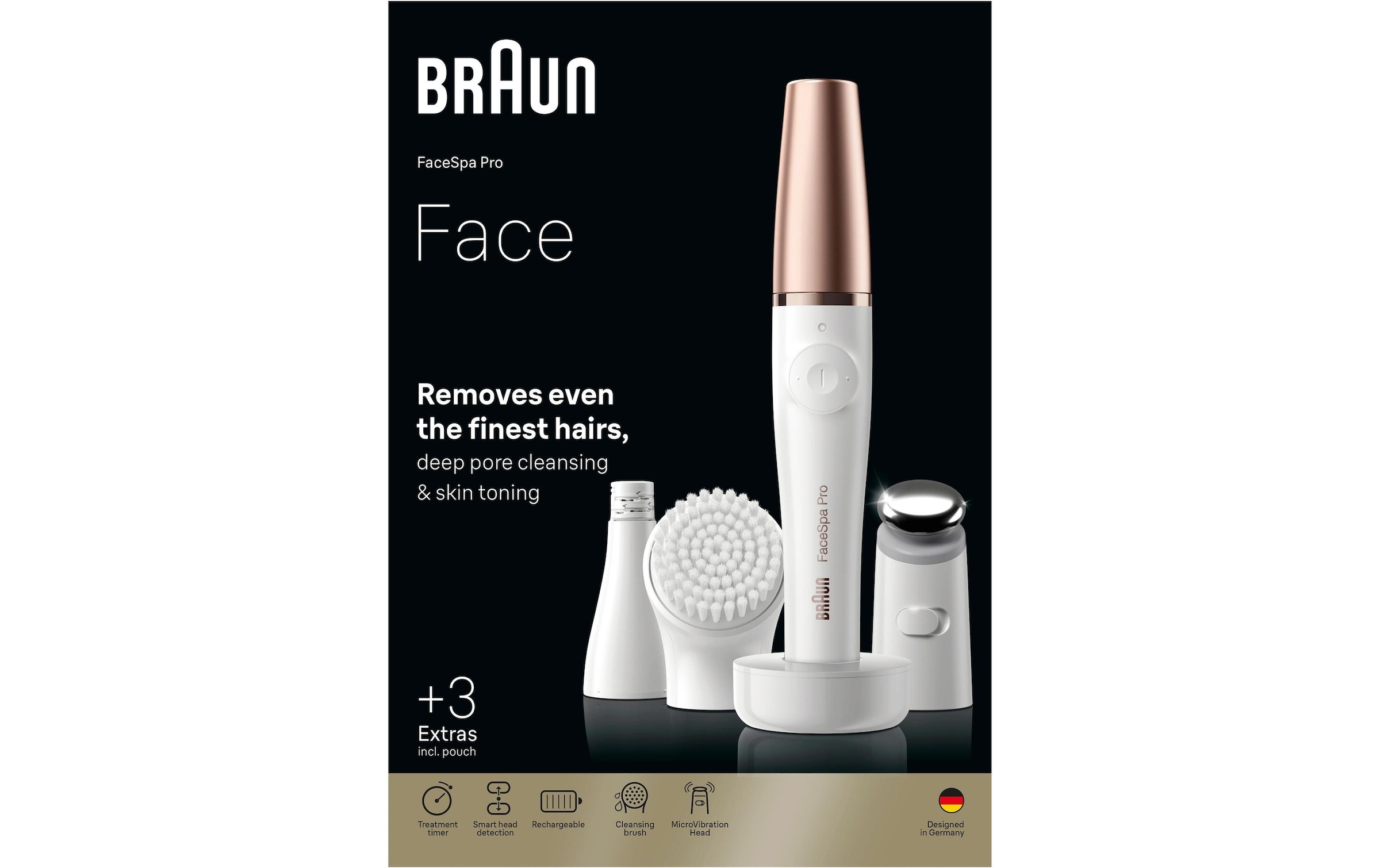 Braun Appareil anti-âge »Gesichtsreiniger FaceSpa Pro SE 911«