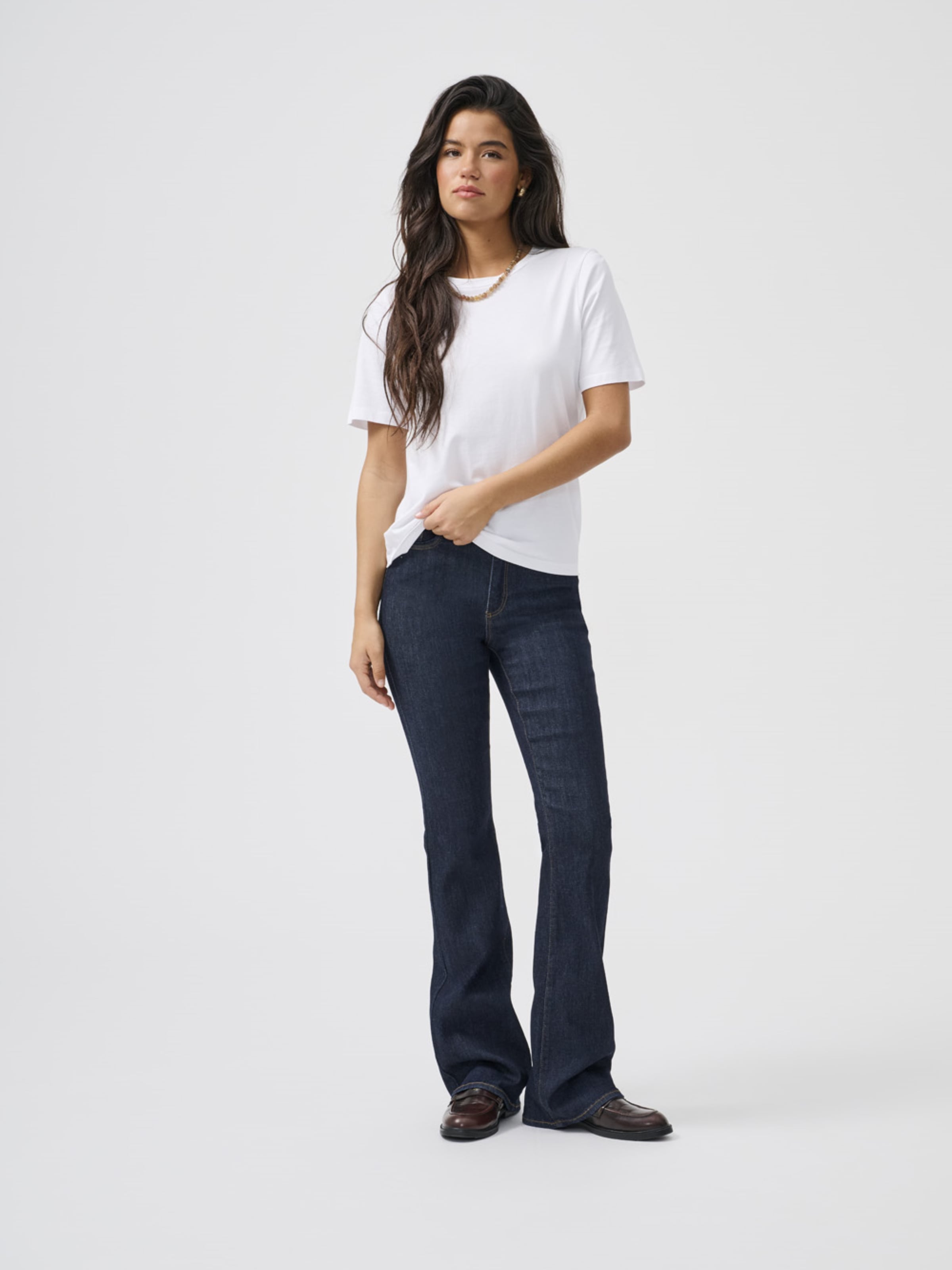 ONLY Jeans bootcut »ONLWAUW LIFE HW FLARED RINSE DNM« Mélange de matières, coupe bootcut