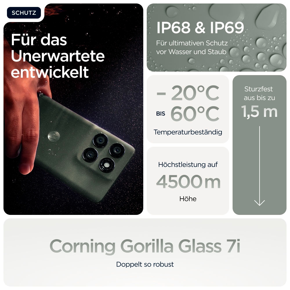 Motorola Smartphone »Edge 60 Pro« Shadow