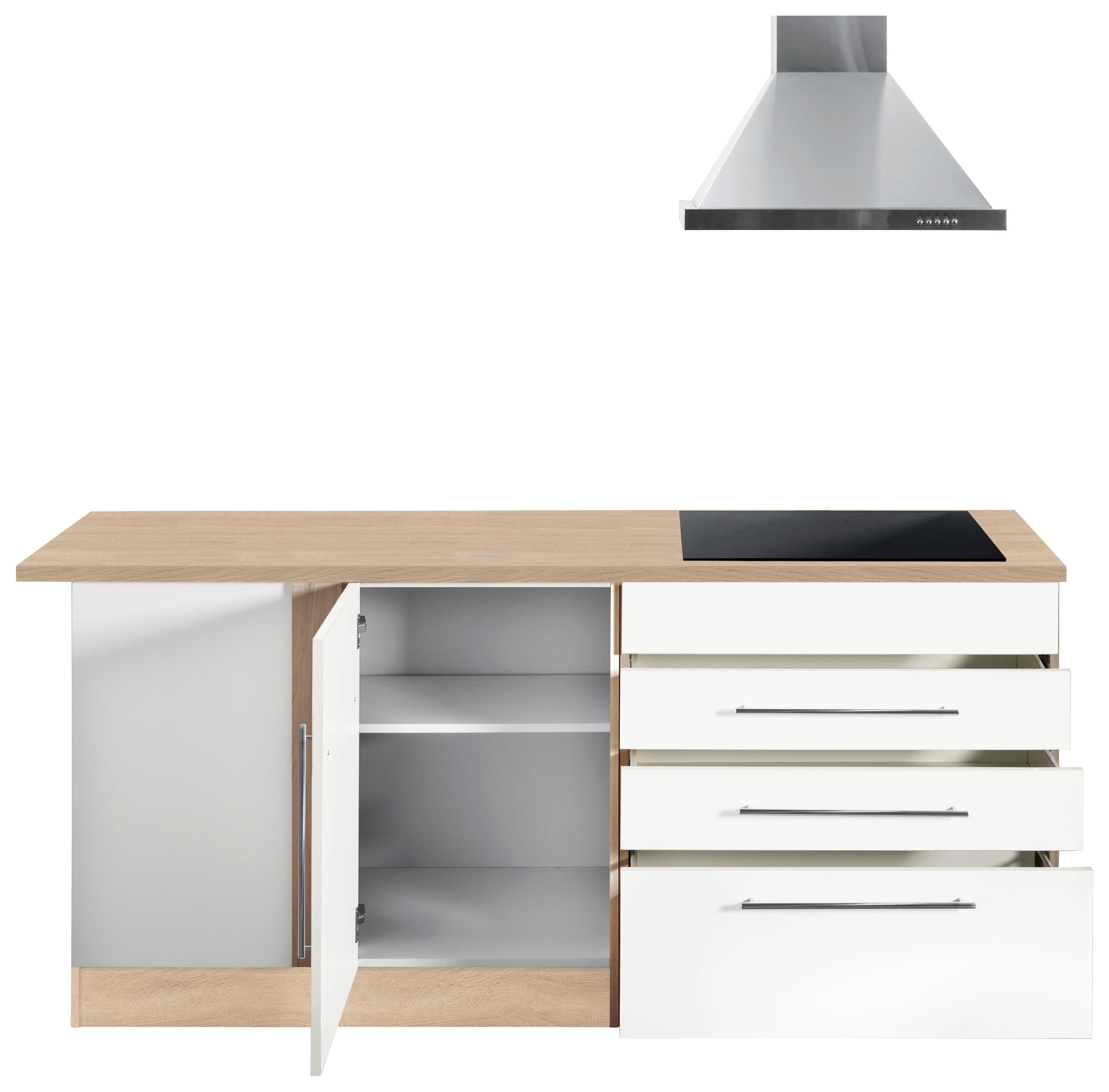 KOCHSTATION Winkelküche »KS-Eton« ohne E-Geräte, Stellbreite 260 x 190 cm