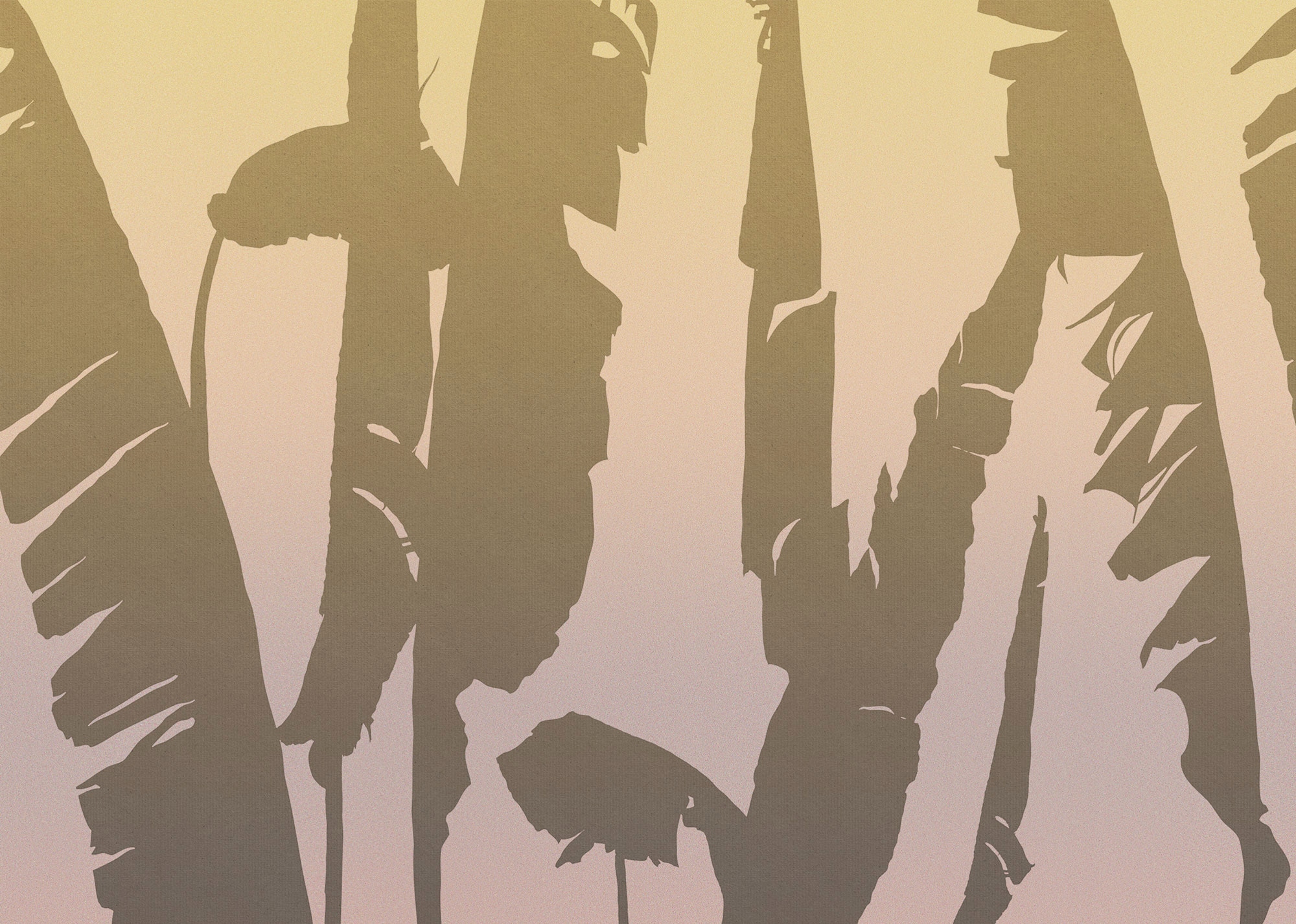 Komar Fototapete »Komar Vlies Fototapete - Bahama Bananas - Grösse 350 x 250 cm« bedruckt glatt