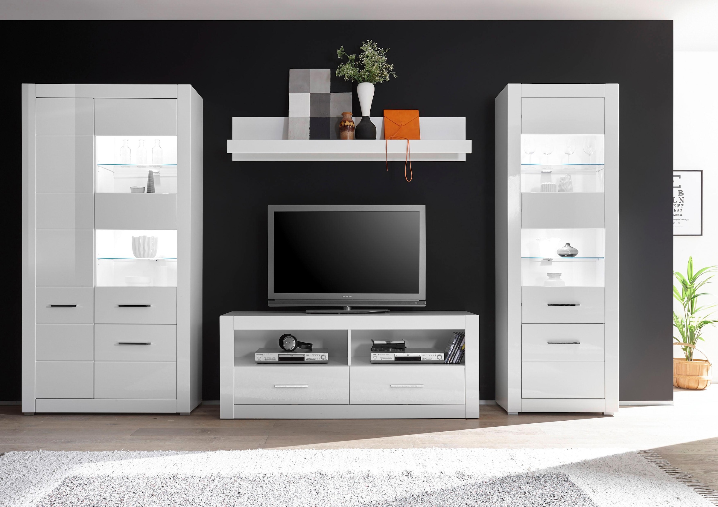 Home affaire Meuble mural »BIANCO« Set, 4 cuis tlg.