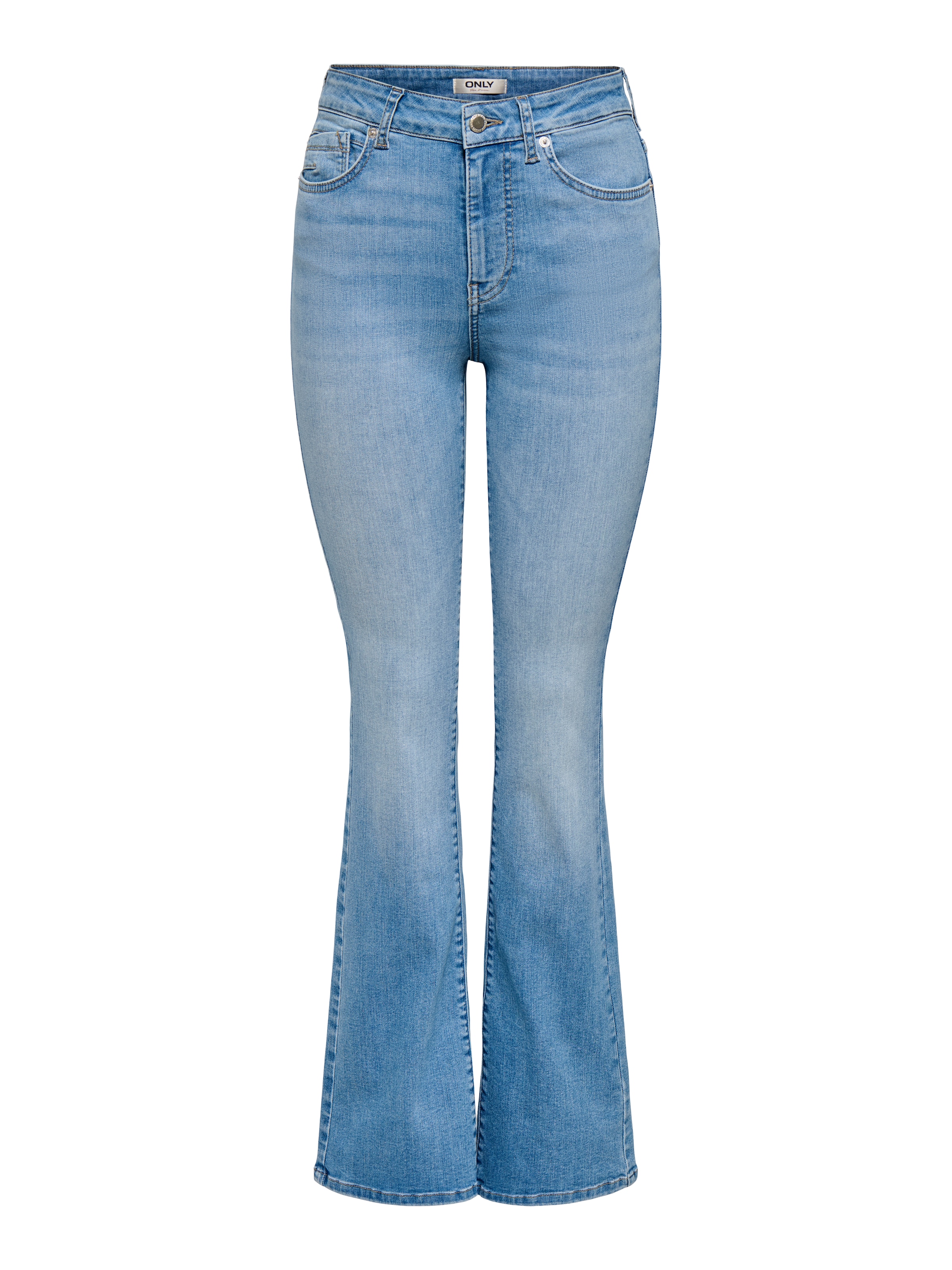 ONLY Jeans bootcut »ONLRAYNA HW SLM FLARED DNM REA281« mélange de coton, taille haute