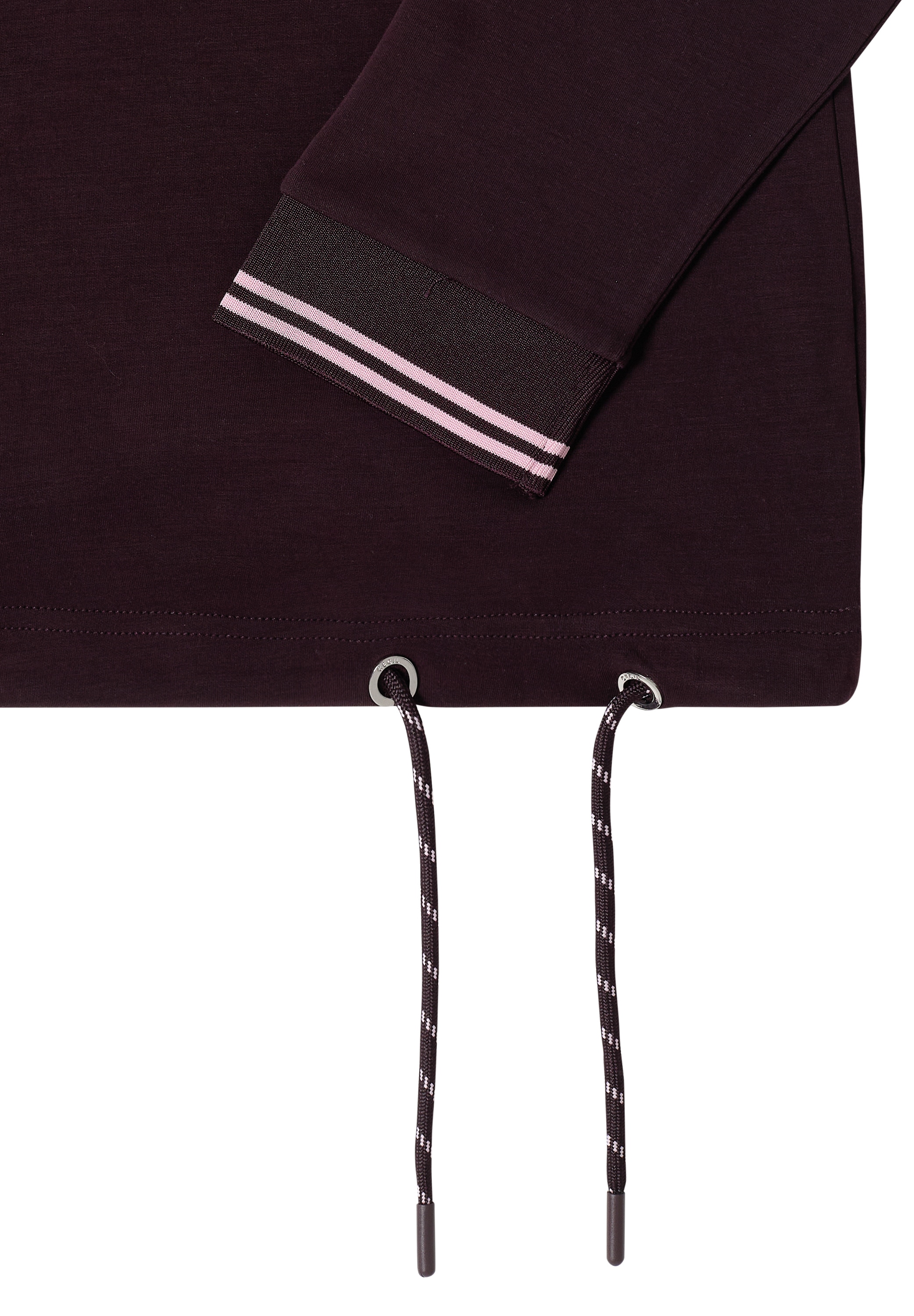 Cecil Langarmshirt mit Stehkragen und Wording