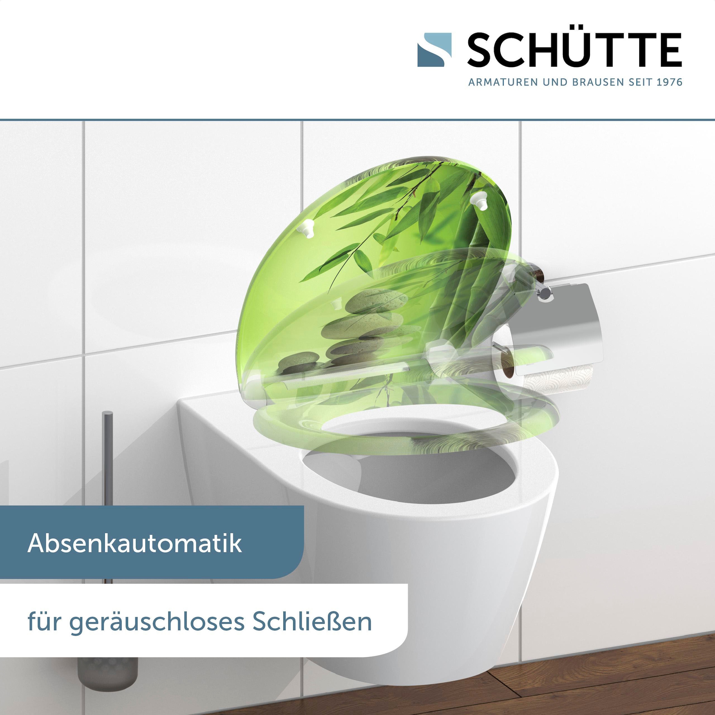 Schütte WC-Sitz »Stone« Duroplast, mit Absenkautomatik und Schnellverschluss