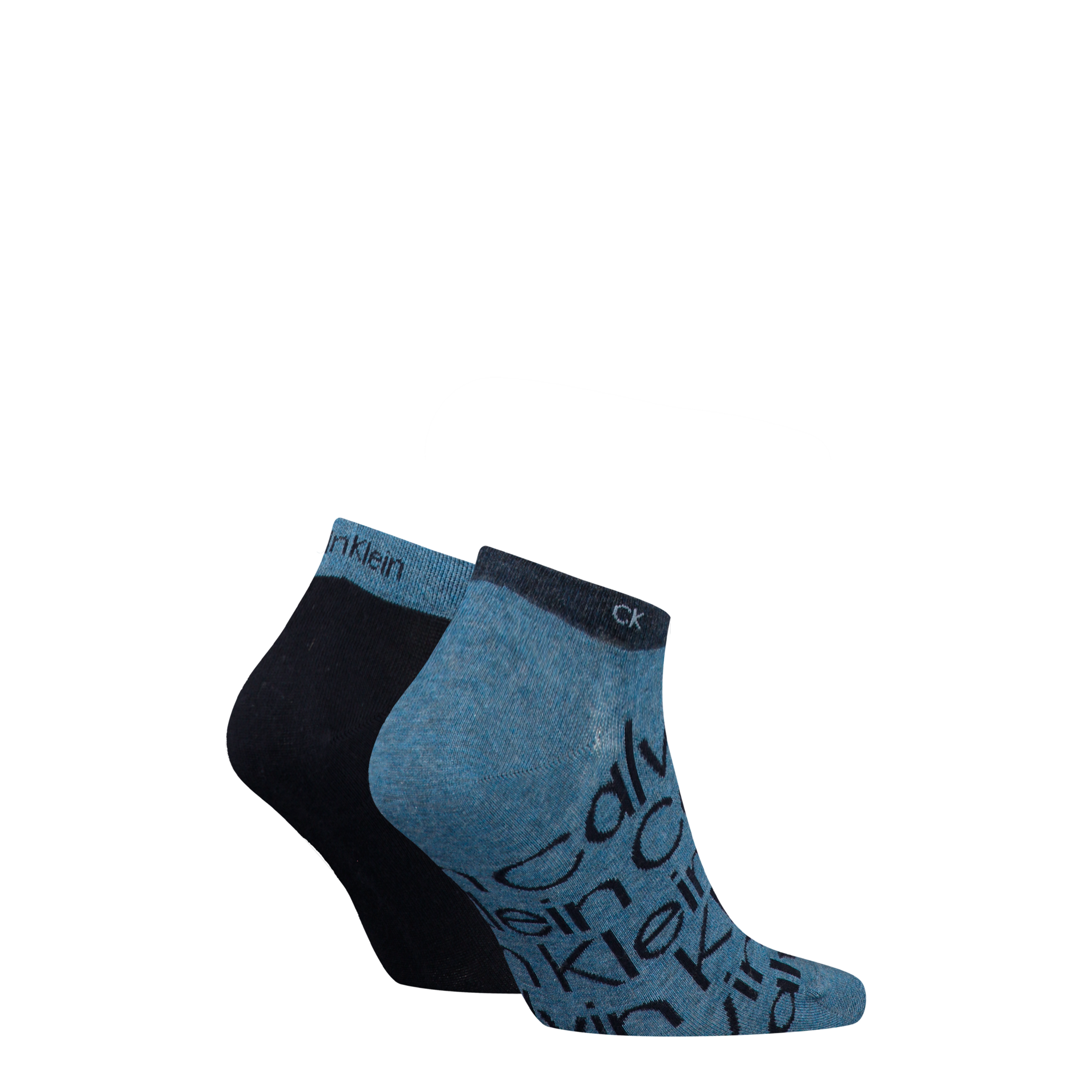 Calvin Klein Jeans Sneakersocken »CK MEN SNEAKER 2P ALL OVER PRINT« 2 Paar,  All-Over-Muster, uni, Logoschriftzug, atmungsaktiv