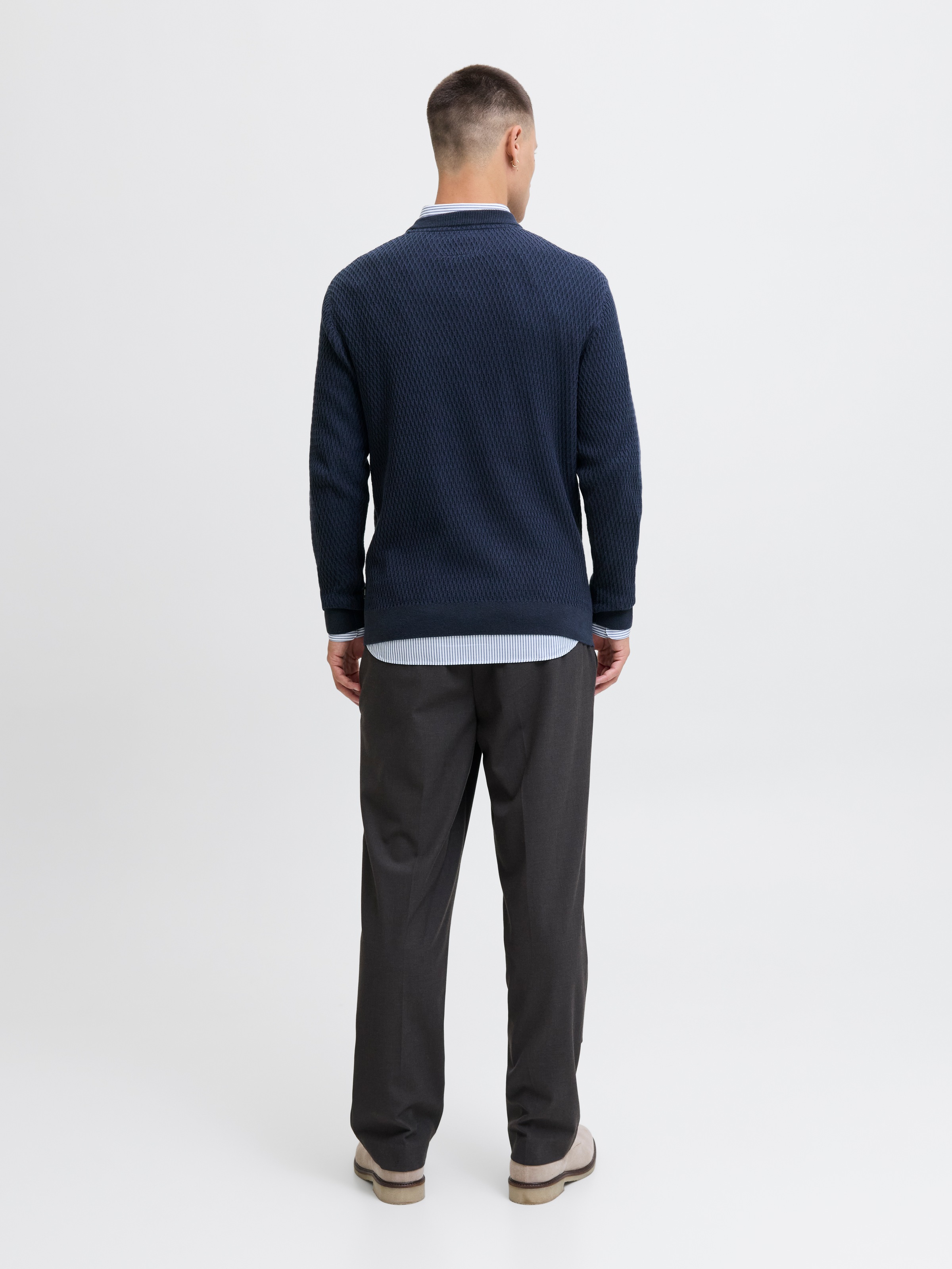 Jack & Jones Pull en tricot »JPRBLAREAGAN KNIT CREW NECK«