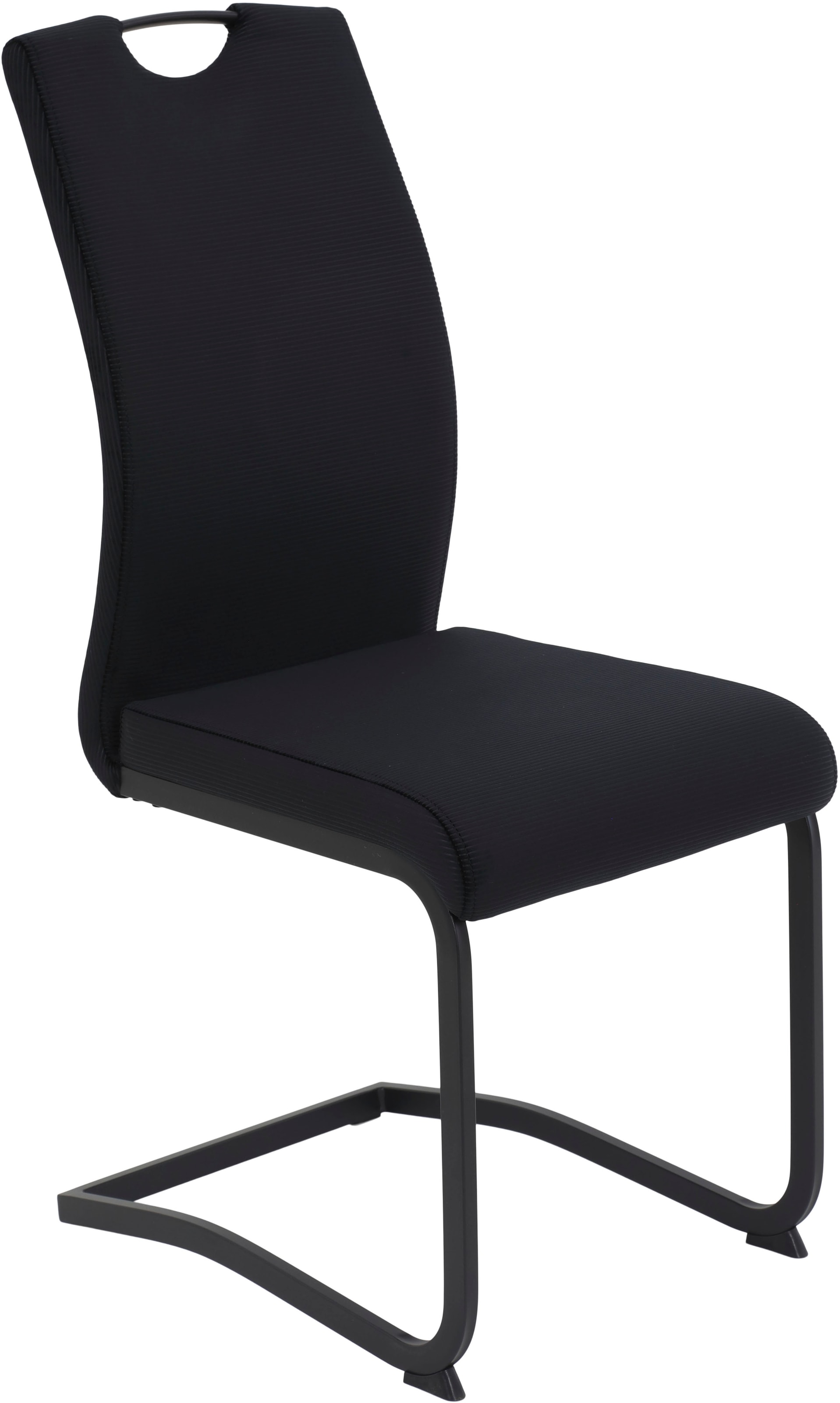 HELA Freischwinger »RIGA II« (Set) 2 Stk.Freischwinger,Vierkantrohrgestell,mit Griff,Samt Cordoptik