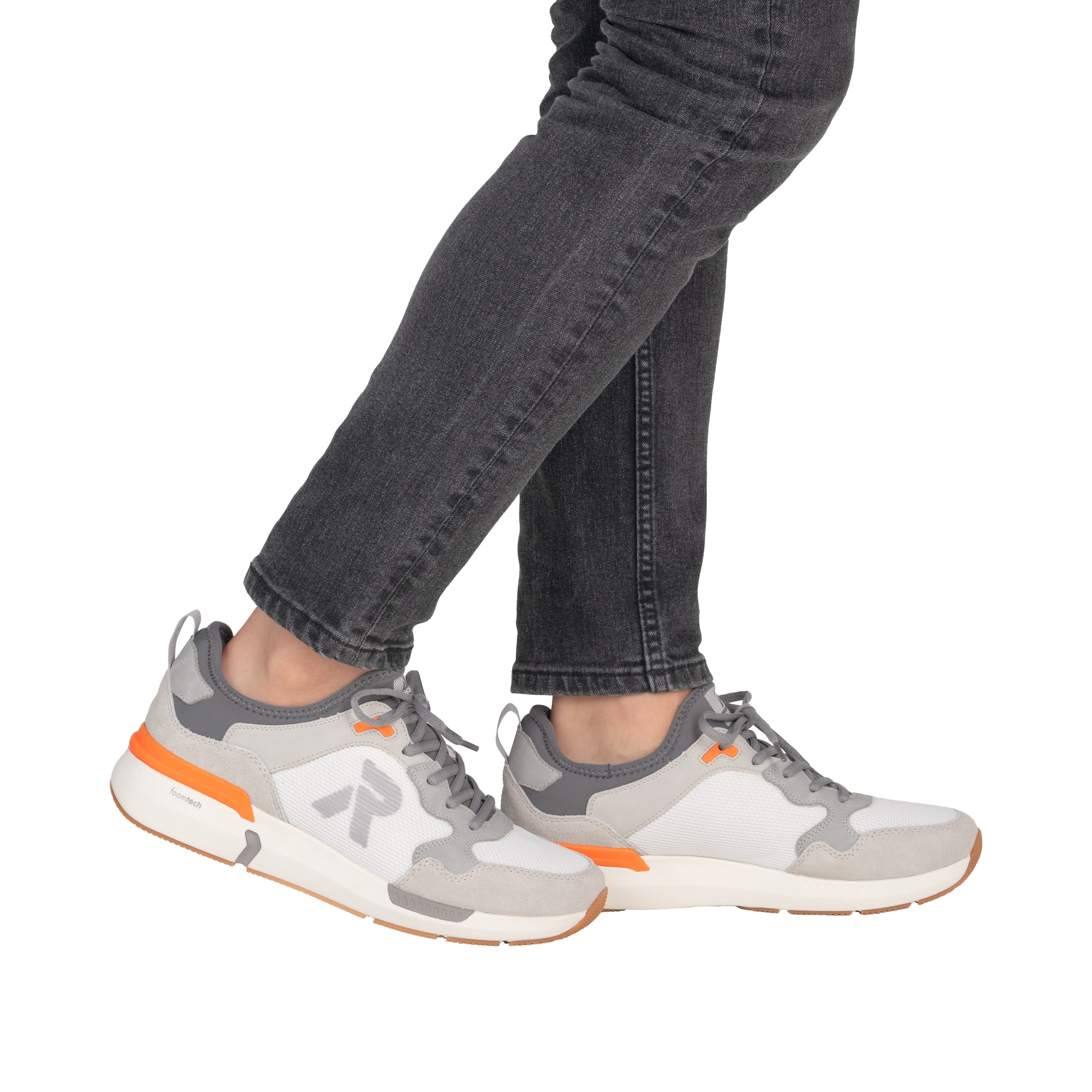 Rieker Baskets slip-on  Chaussure à enfiler, chaussure de sport, sneaker décontracté avec semelle intérieure en mousse à mémoire de forme