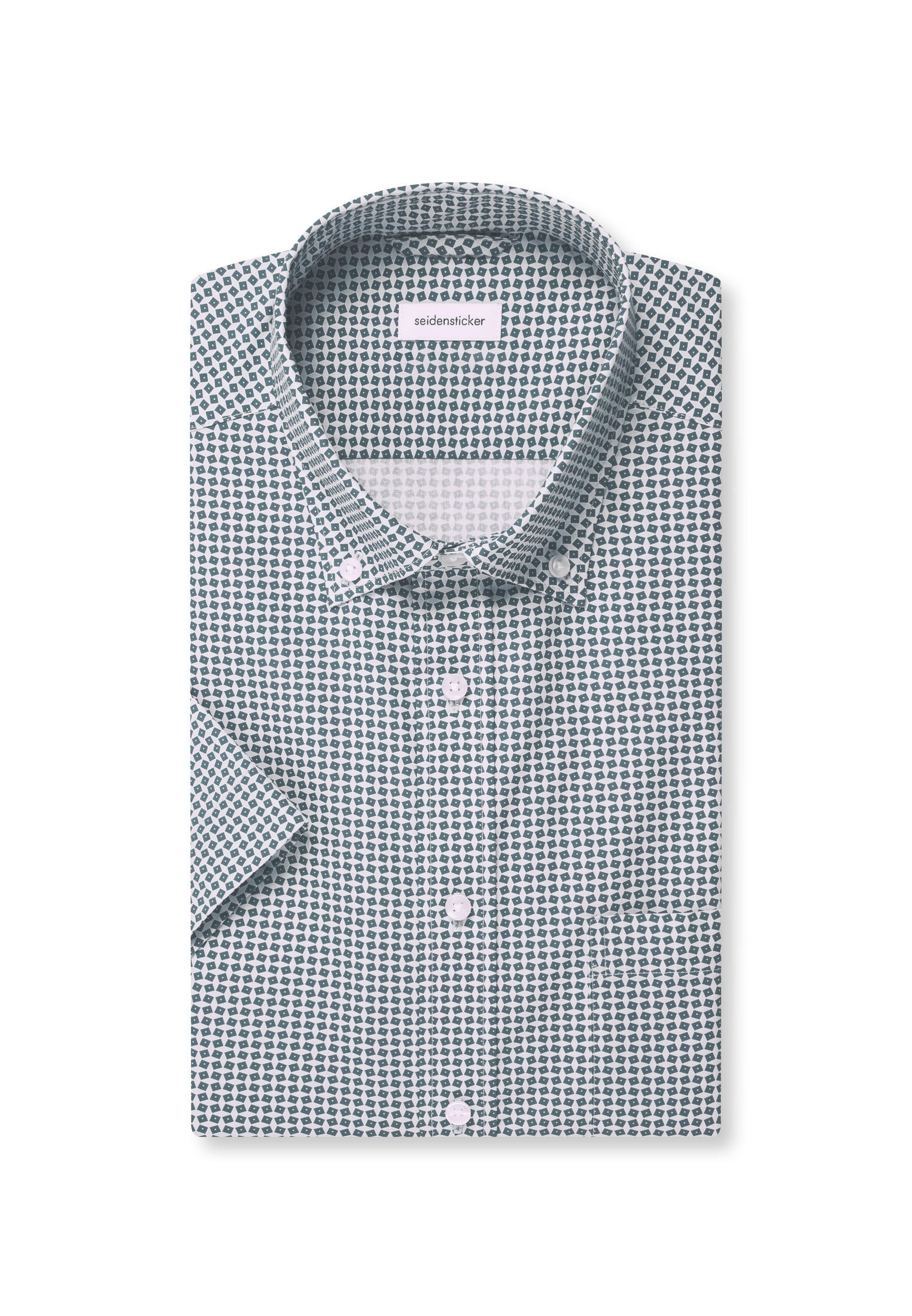 seidensticker Chemise d'affaires »Regular« Regular 1/2 Button-Down-Kragen Druck