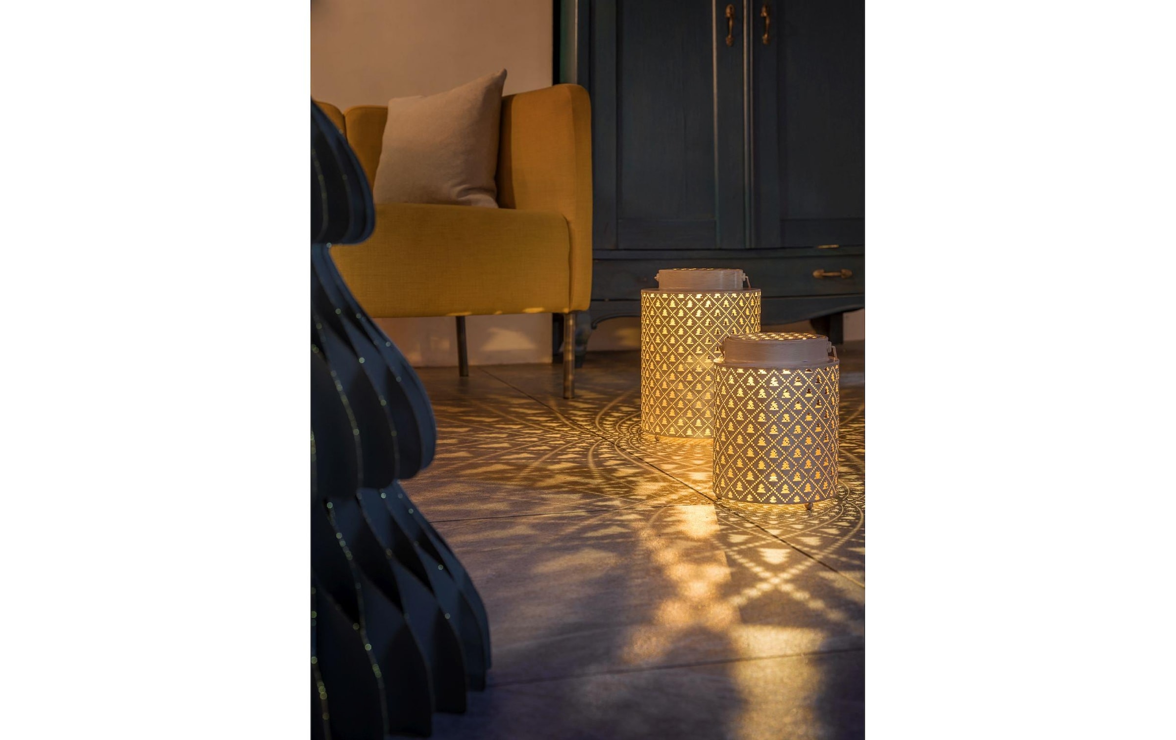 STT LED Laterne »Aura tree« Warmweiss