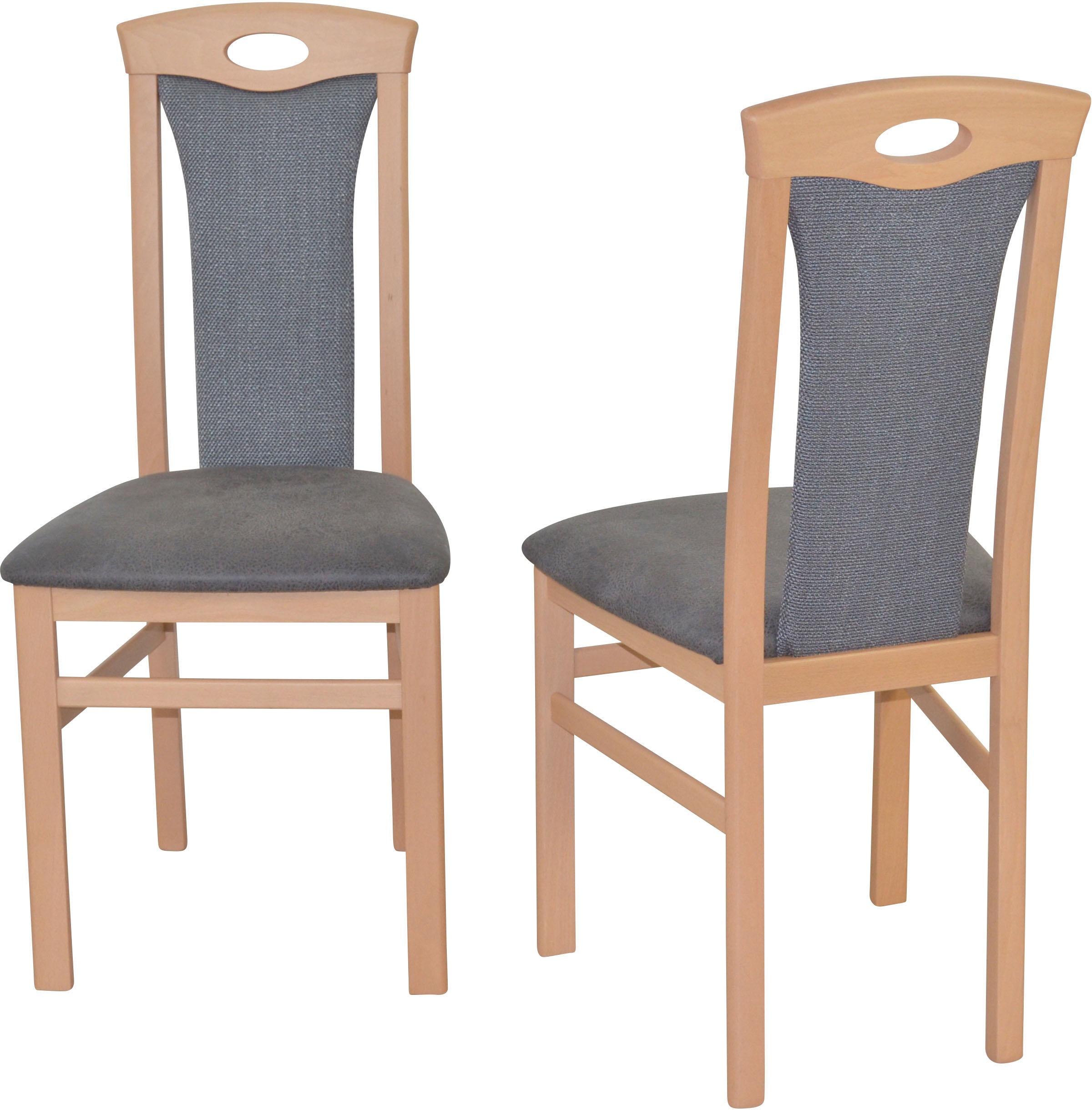 HOFMANN LIVING AND MORE Essgruppe »5tlg. Tischgruppe« Spar-Set, 5tlg. Tischgruppe, 5 Stk. tlg. Stühle montiert