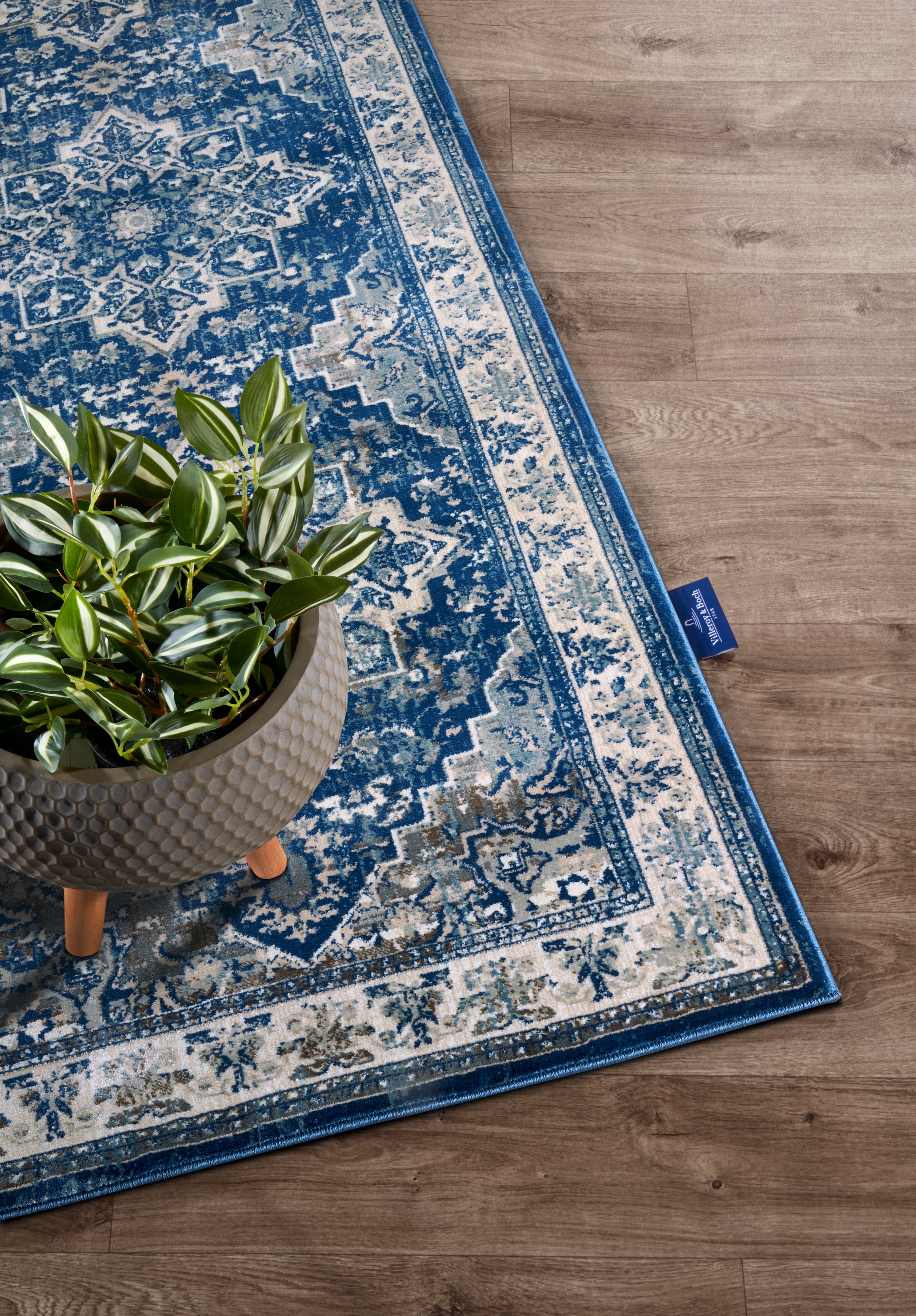 Villeroy & Boch Teppich »Jehanne« rechteckig 11 mm Höhe Orientalisch, Wohnzimmer, Schlafzimmer, Klassisch, Kurzflor, Weich