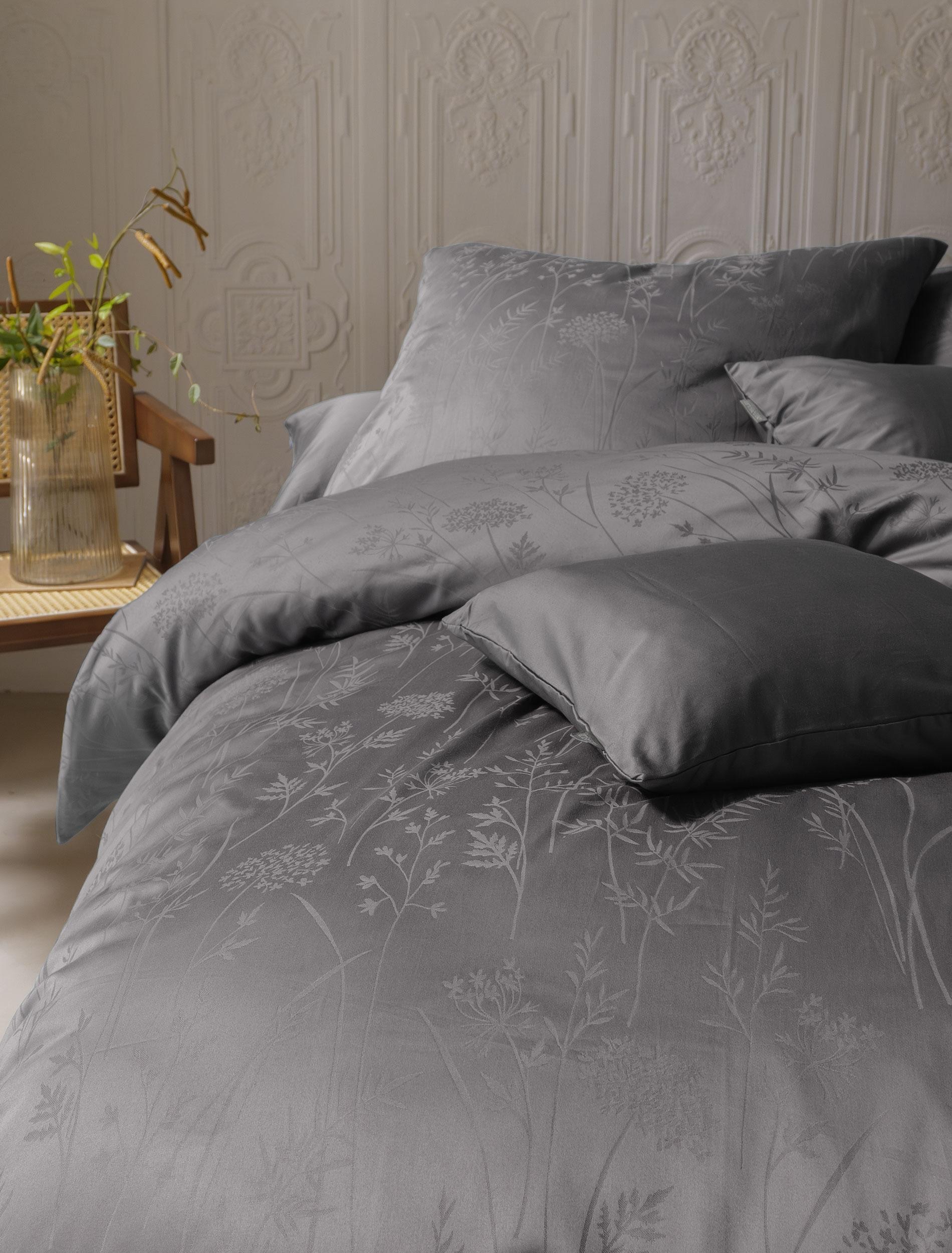 Irisette Linge de lit »Rio 8643« 2 Brillant soyeux, motif tissé, de haute qualité