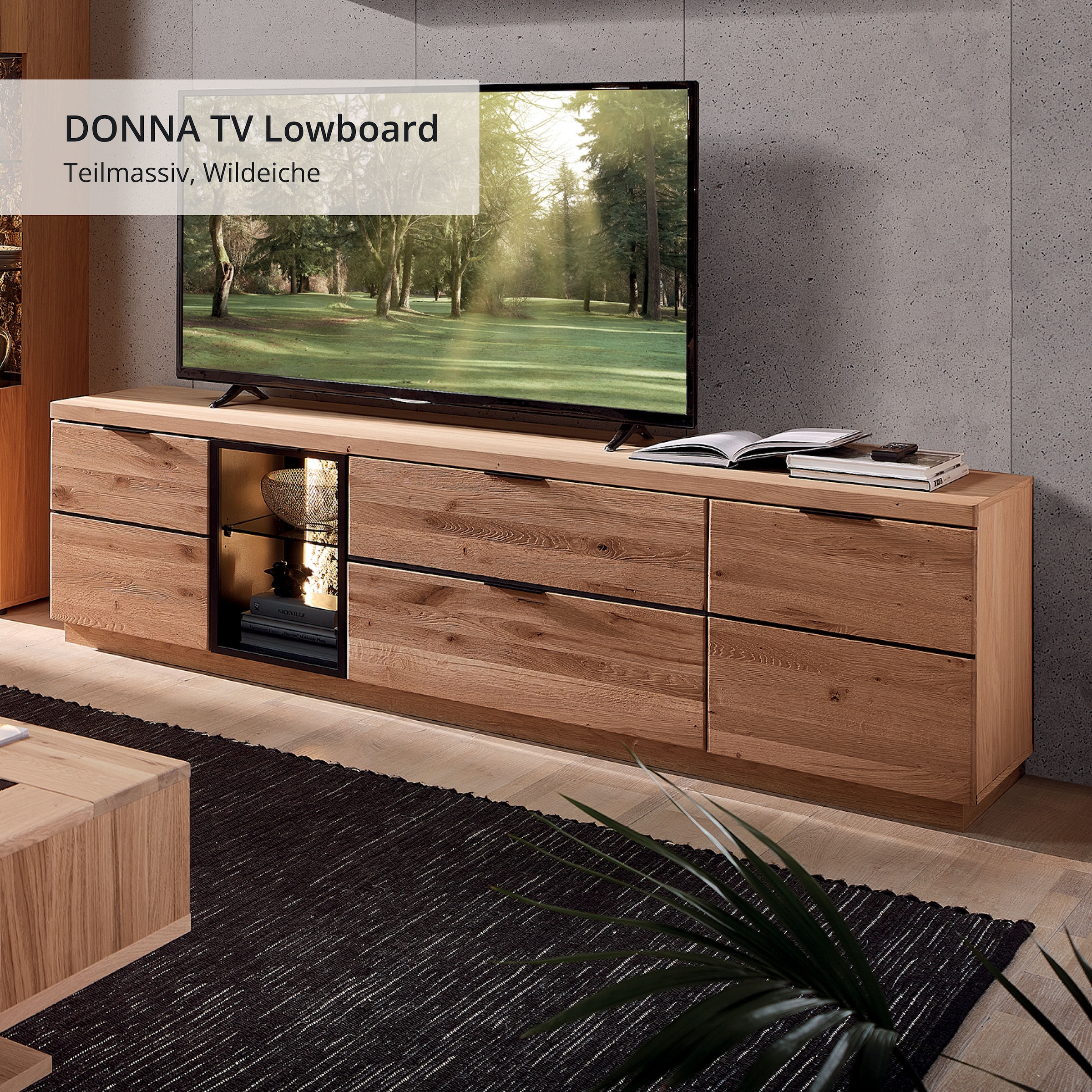 Wohnconcept Tableau TV »Donna TV-Unterteil« 1 cuis tlg.