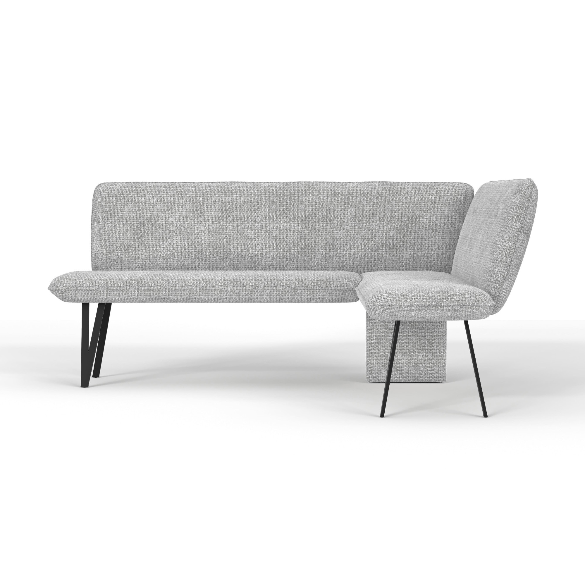 GOODproduct Banc d'angle »Mily Küchenbank, Polsterbank, Esszimmerbank, 205x164 cm« banc moderne et couleurs, nombre de places assises : 5, librement positionnable dans la pièce