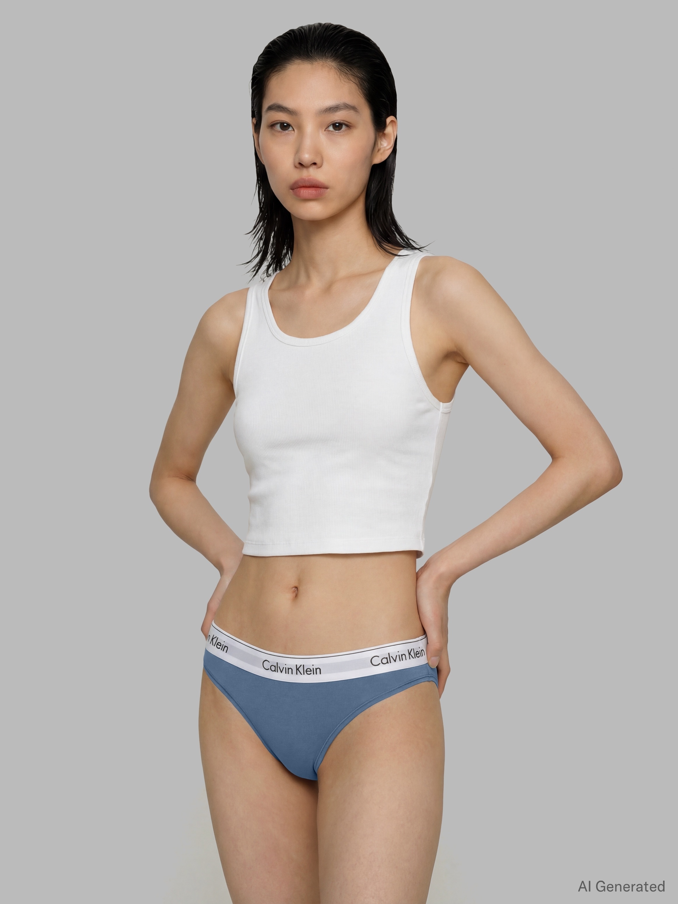 Calvin Klein Underwear »THONG 2PK« Packung, 2er-Pack,  Körpernahe Passform mit elastischem Bund