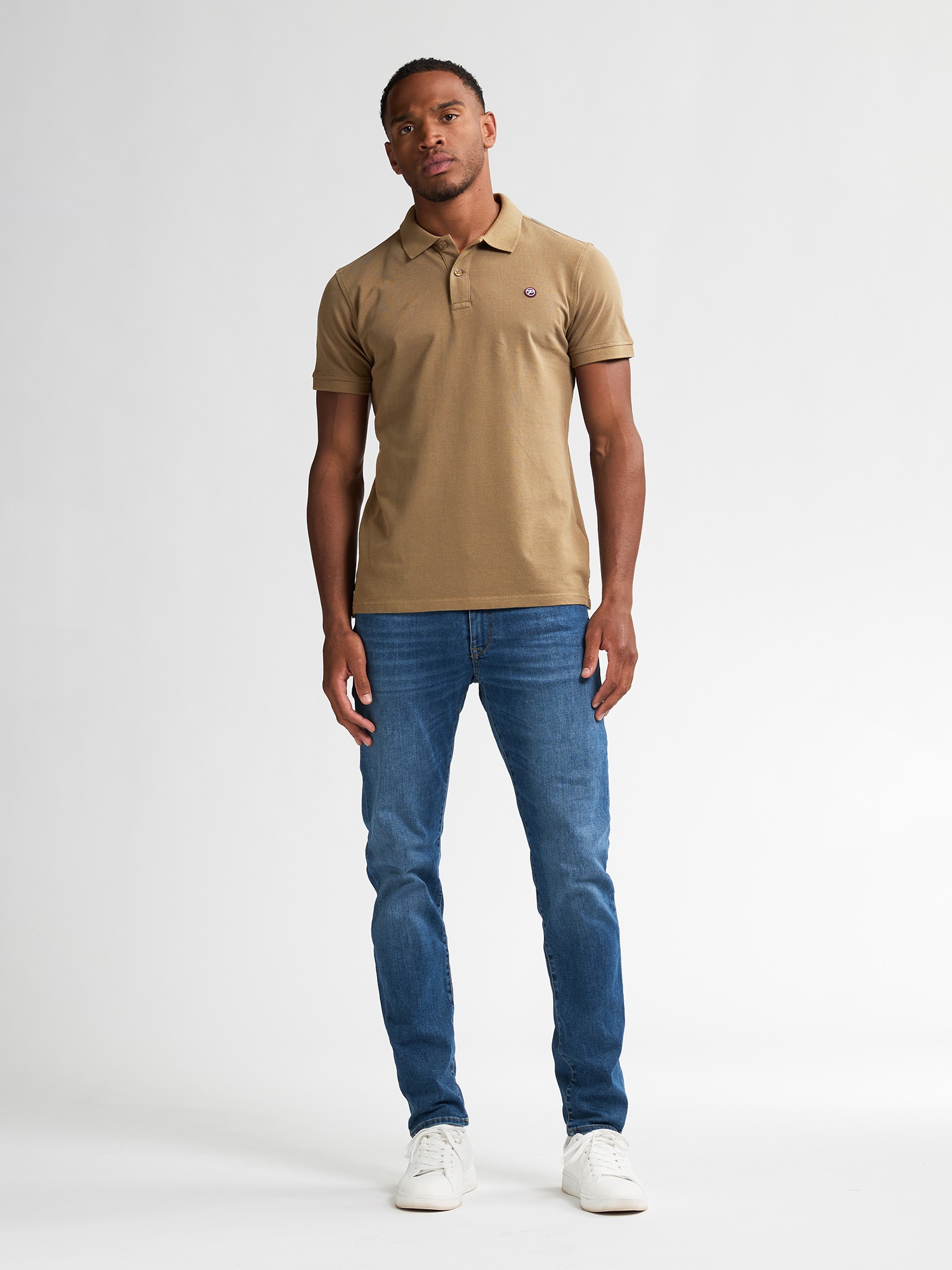 Petrol Industries Polo mit Logo Stickerei