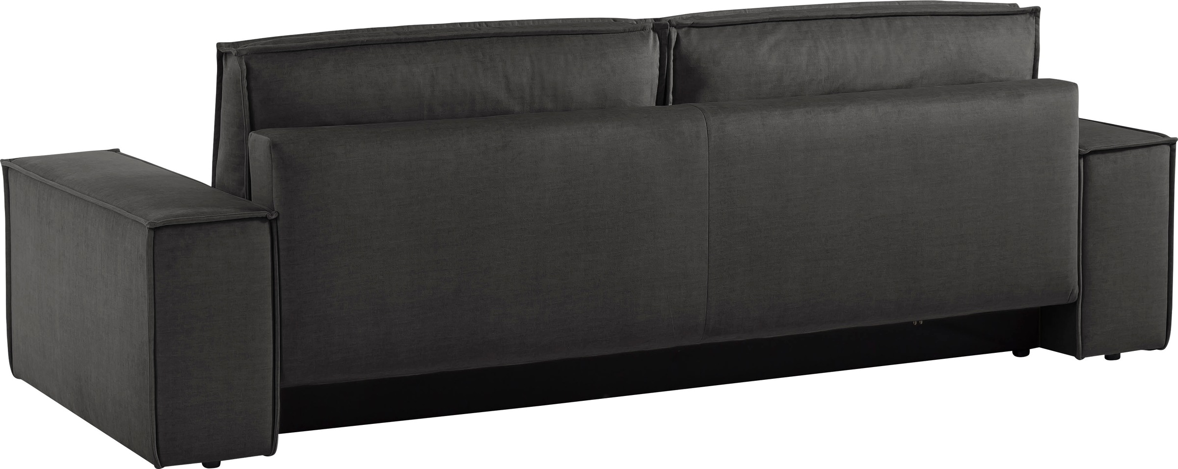 GOODproduct 3-Sitzer »SHERWOOD Samtvelours Schlafsofa (257cm)« Schlaffunktion mit Bettkasten (ca. 136/200cm)