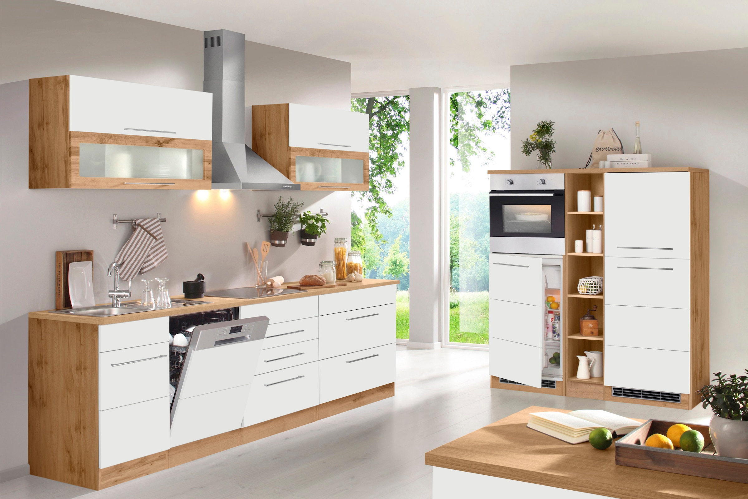 KOCHSTATION Armoire réfrigérée encastrable »KS-Wien« 60 cm de large, pour réfrigérateur encastrable