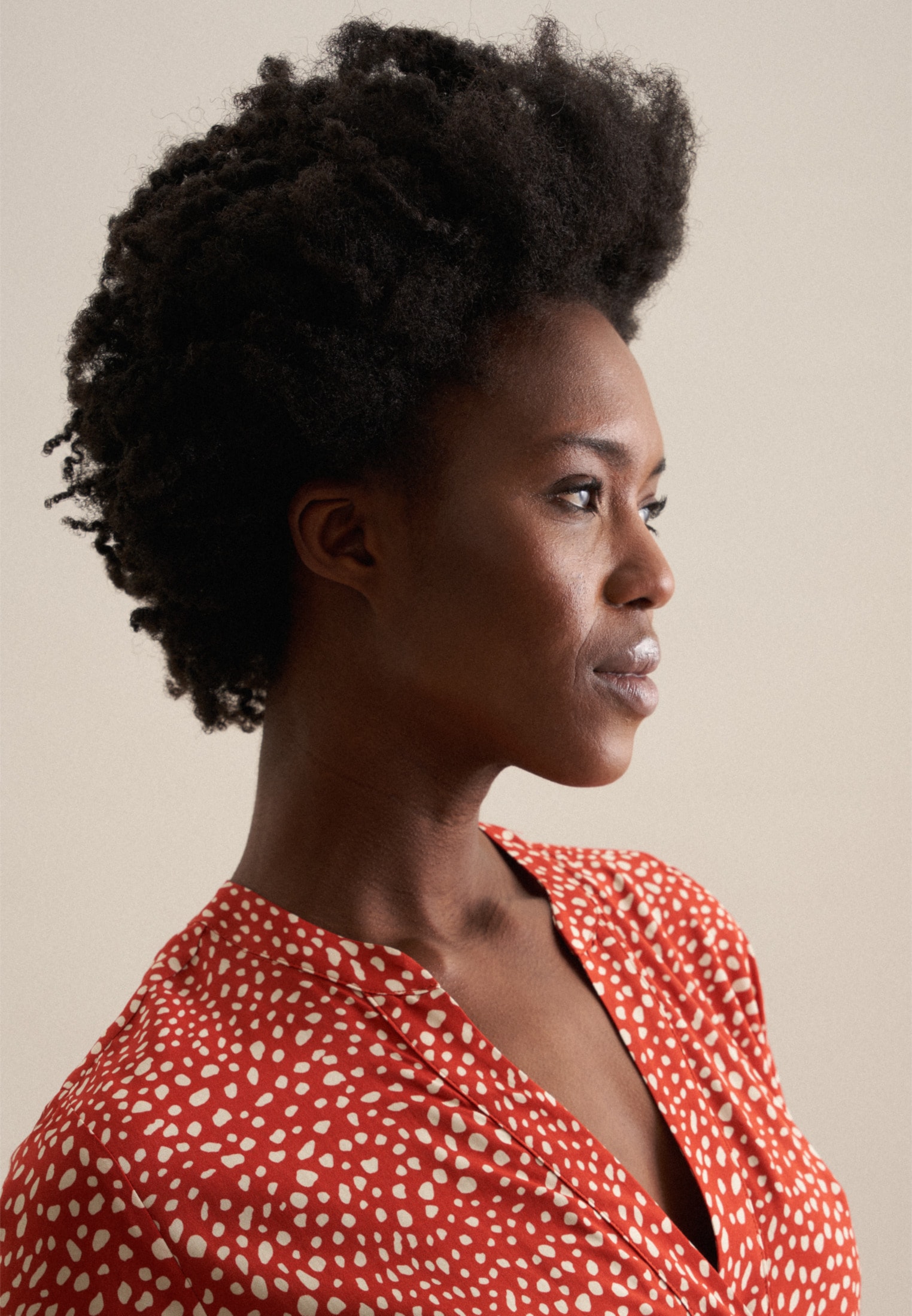 seidensticker Robe d'été »Schwarze Rose« 1/1 Kragen Druck