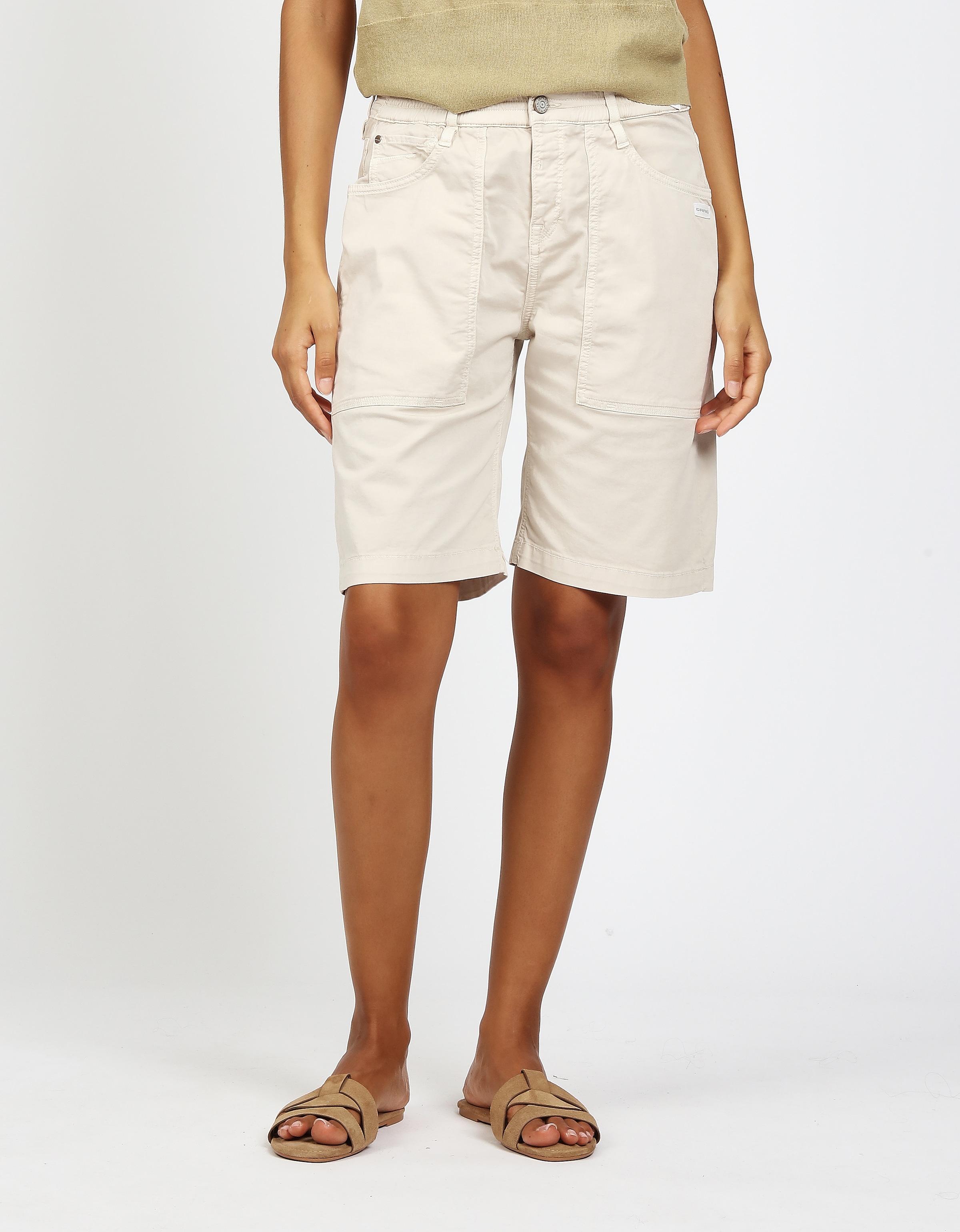 GANG Jeansshorts »94NICA WORKER SHORTS« mit Kordel