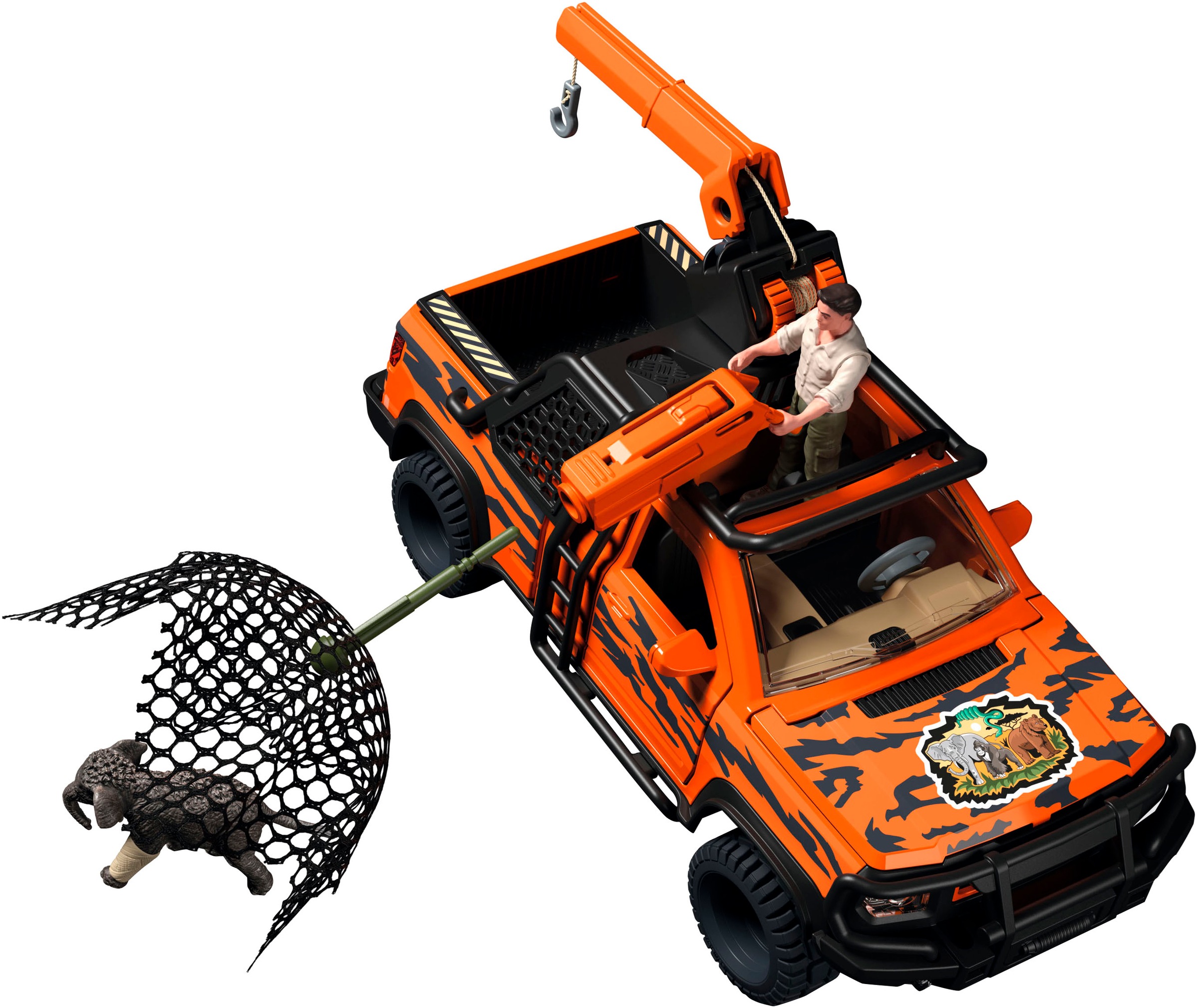 Schleich® Spielfigur »WILD LIFE, Abenteuerfahrzeug im Dschungel (42720)«