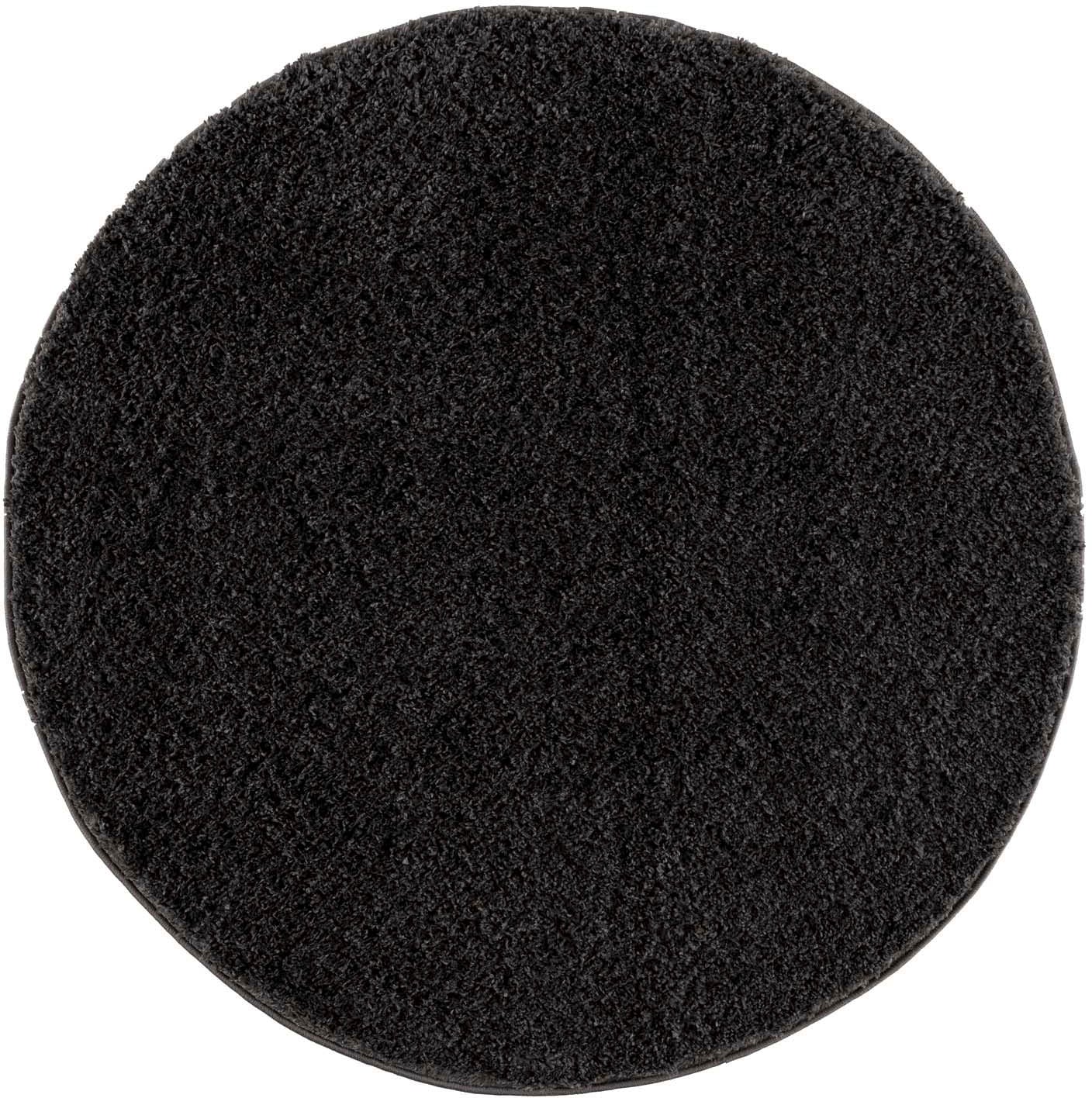 Carpet City Hochflor-Teppich »Pulpy 100« rund 30 mm Höhe besonders weich, mit Fransen, Uni Farben