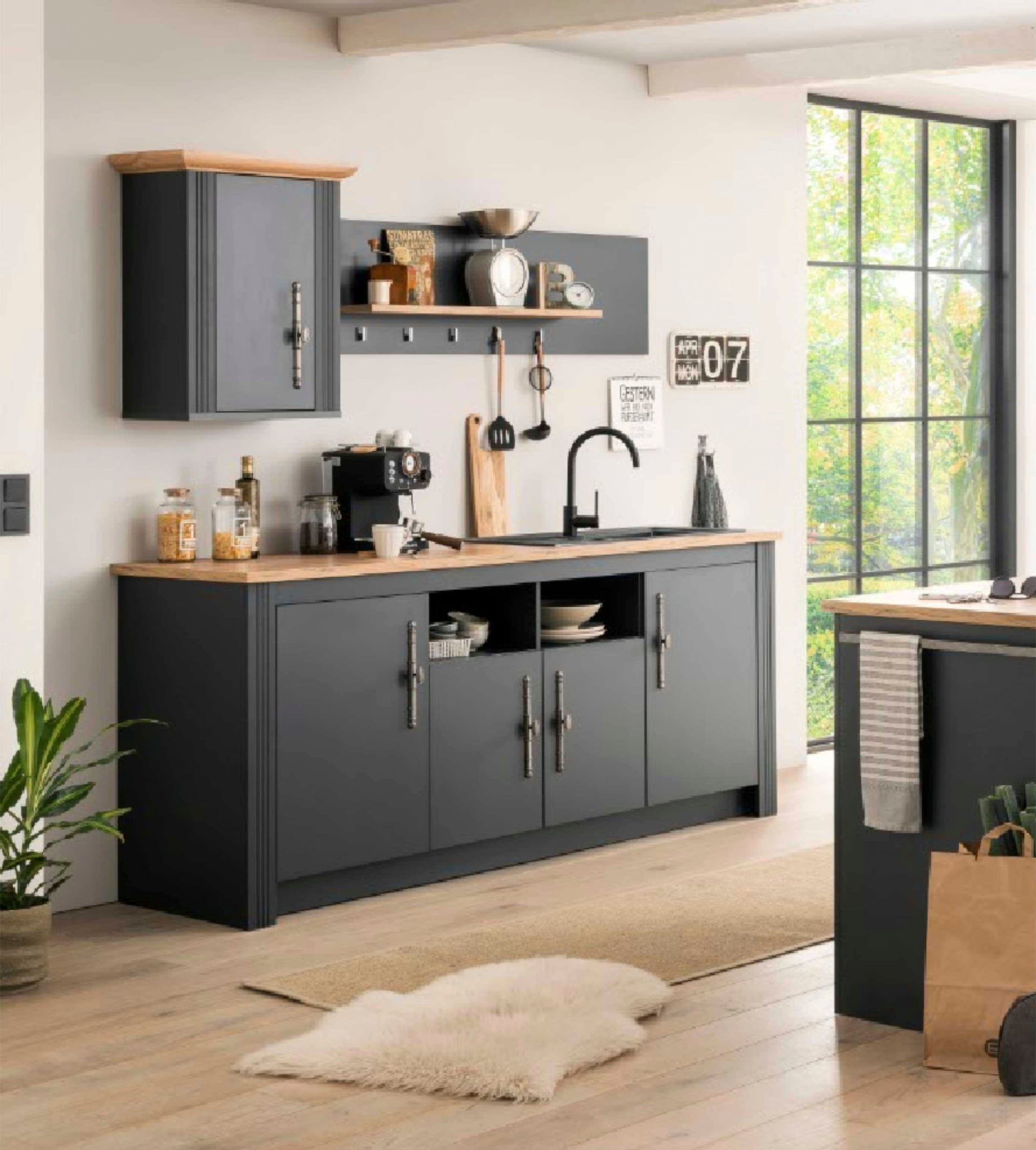 GOODproduct Cuisine »KS-Westminster« Largeur 204 cm, sans appareils électriques