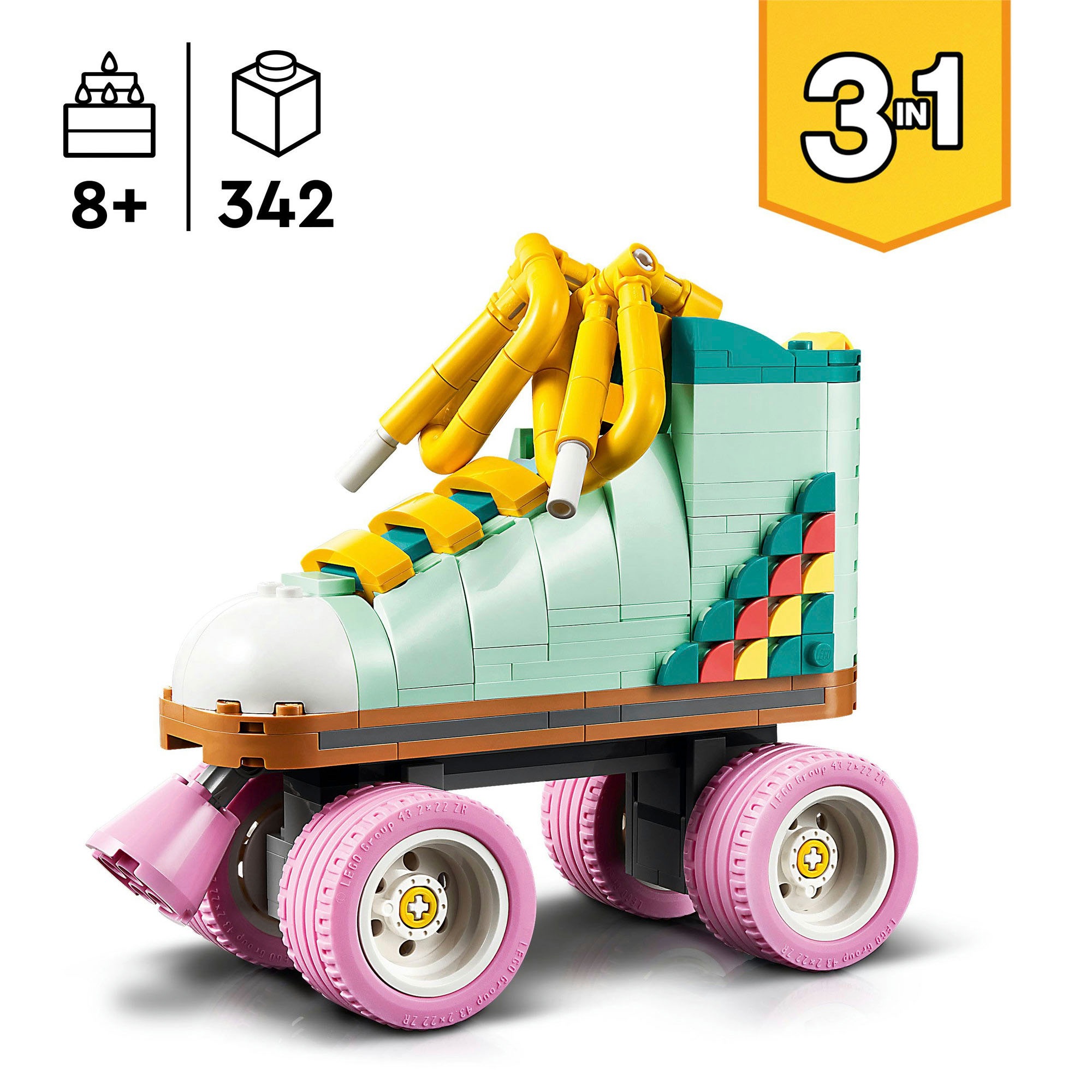 LEGO® Pions de construction »Rollschuh (31148), LEGO Creator 3in1« Made in Europe