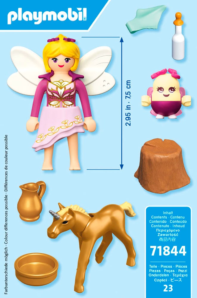 Playmobil® Jeu de construction »Goldenes Einhornfohlen mit Fee (71844), Princess Magic« Made in Europe