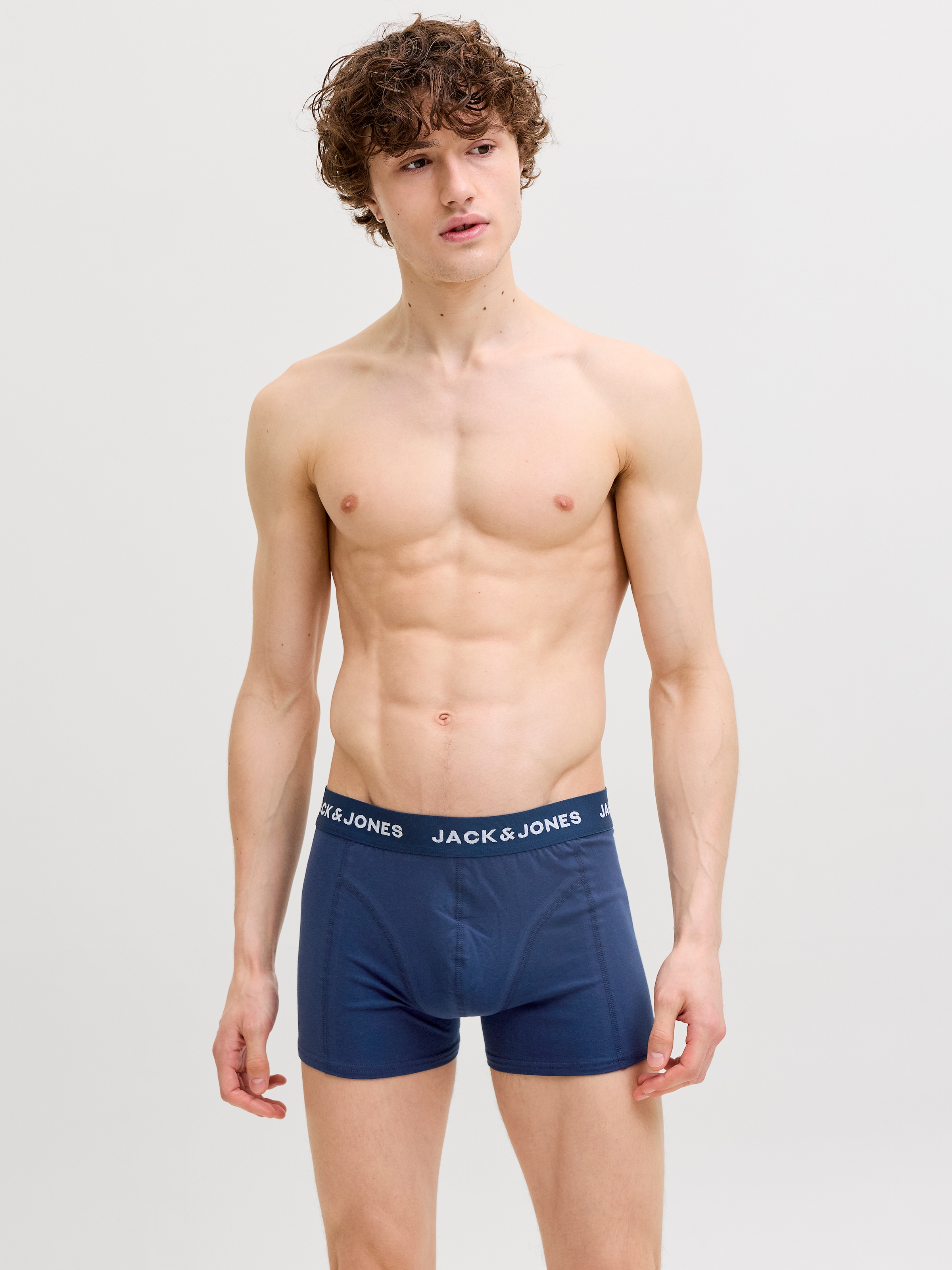 Jack & Jones Tronc »JACOZZIE TRUNKS 5 PACK STYD« Paquet, 5 cuis Baumwollmischung, elastischer Bund