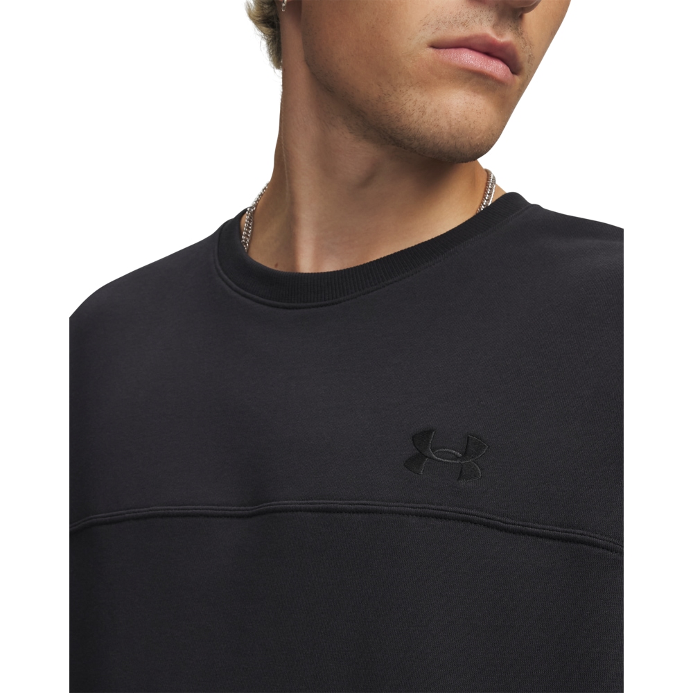 Under Armour® Sweat-shirt »UA RIVAL LW CREW«, coupe ample oversize, pour mode sportive et loisirs actifs
