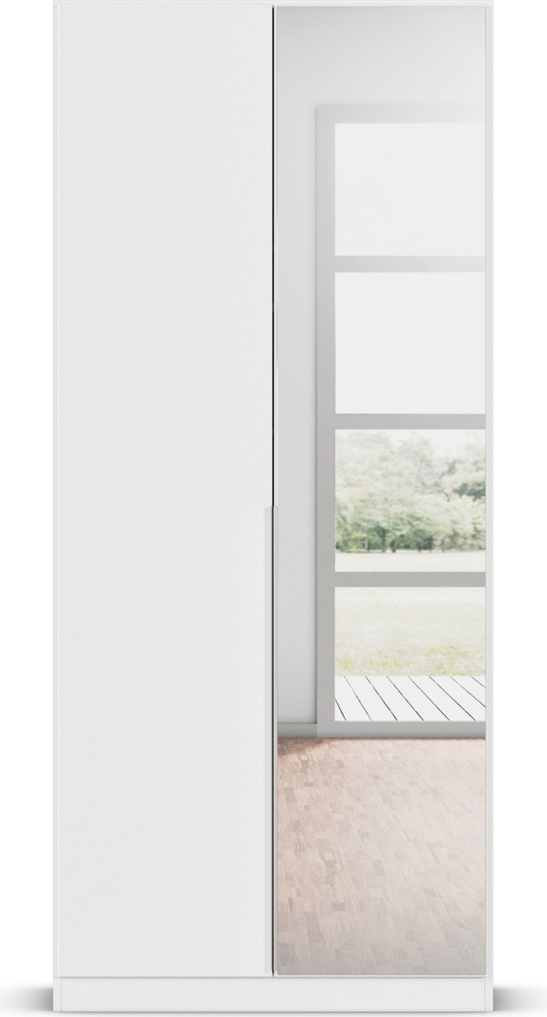 GOODproduct Drehtürenschrank »Kleiderschrank Schrank Garderobe AGORDO mit Dekor- oder Hochglanzfront« in zwei Griff-Farben, Breiten 91-405 cm,  durchdachte Innenausstattung, in 8 Breiten und 2 Höhen MADE IN GERMANY