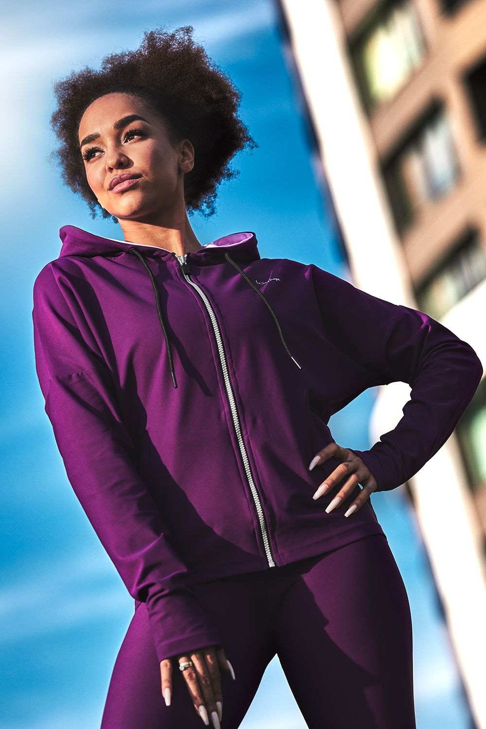 Winshape Veste d'entraînement »Functional Comfort Jacket J008C« mit Ton-in-Ton-Farbakzent