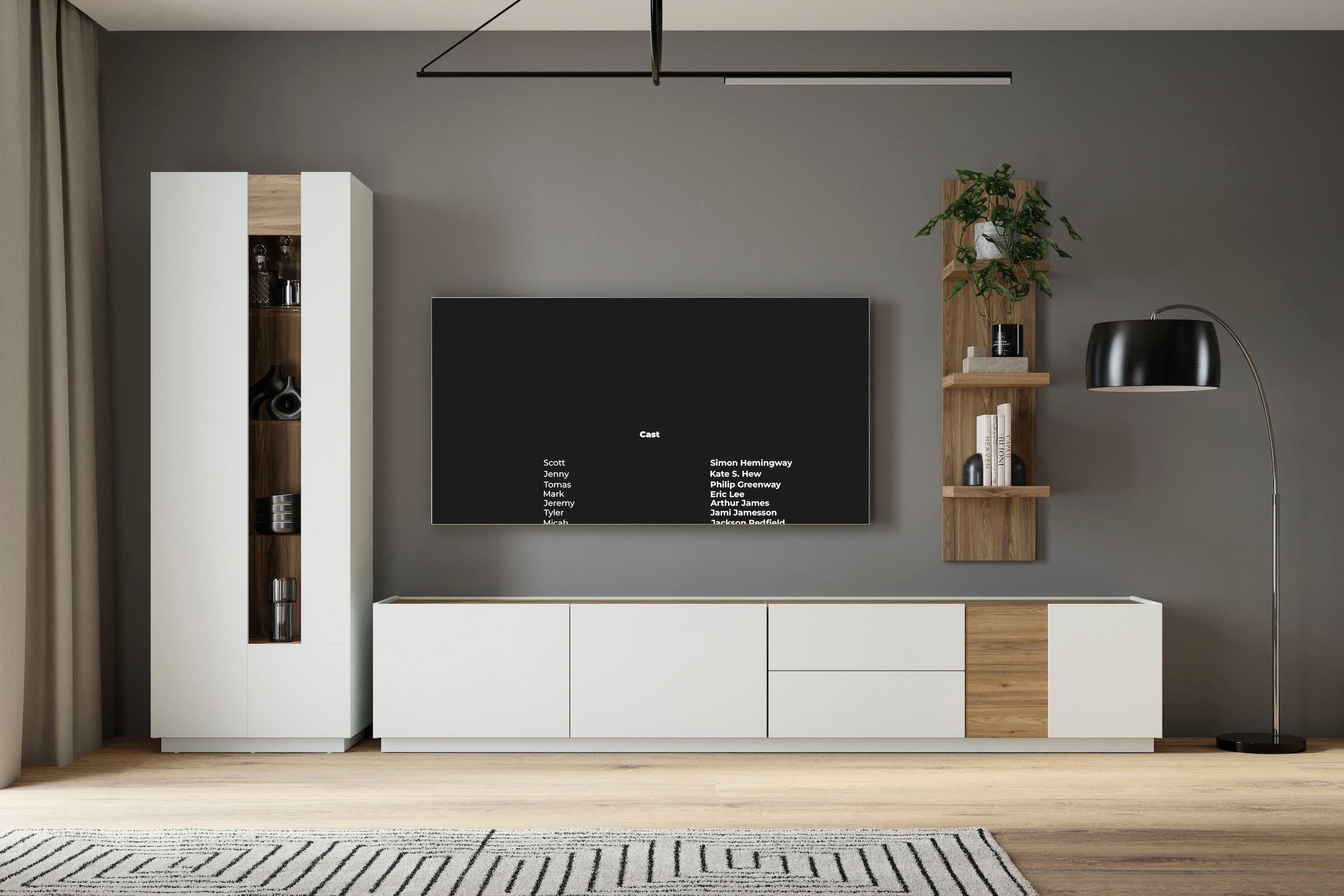 FORTE Table basse »LewisvilleTV-Board, TV-Schrank«