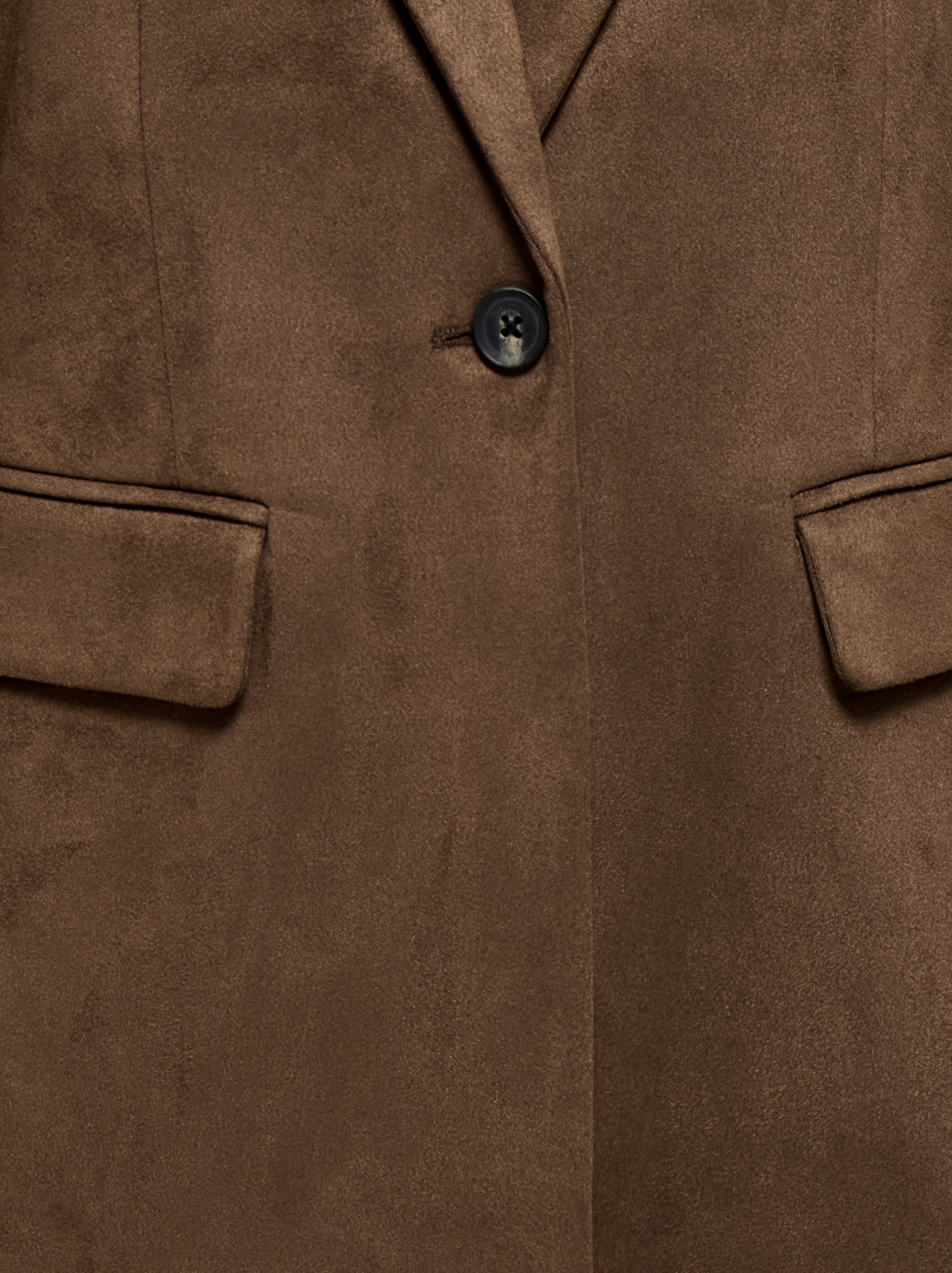 ONLY Blazer en similicuir »ONLADDI L/S FAUX SUEDE BLAZER TLR« mélange de matières, coupe ample
