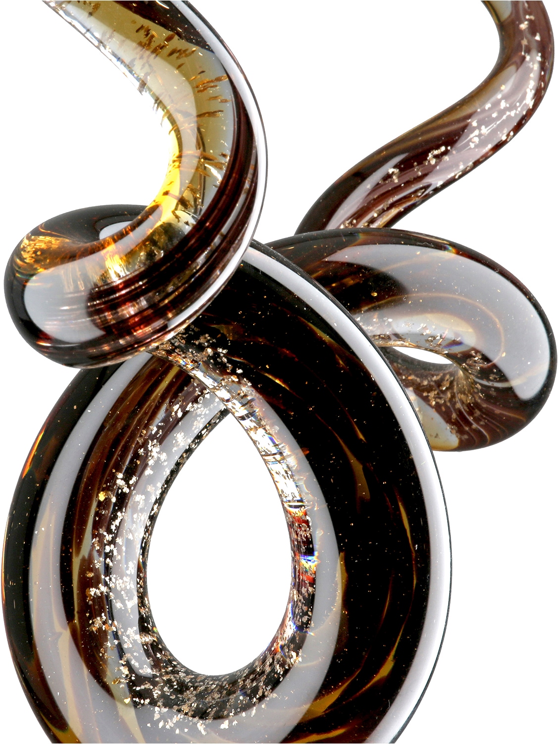 GILDE Skulptur »Skulptur Tabas schwarz« Abstrakt modern Designskulptur Dekoobjekt Wohnzimmerdeko