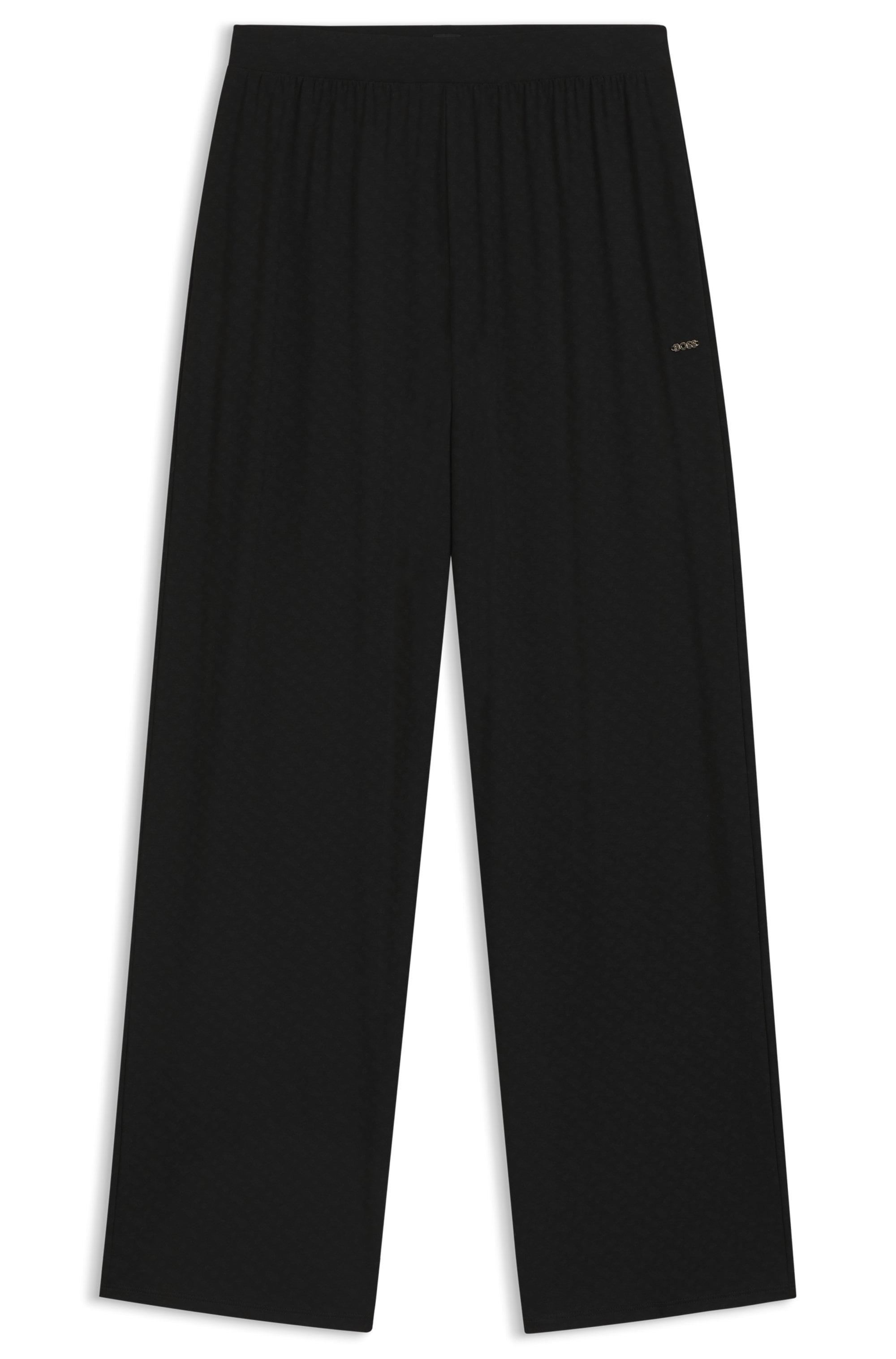 BOSS Pyjamahose »Logo«  mit Monogramm-Print und Logo-Applikation