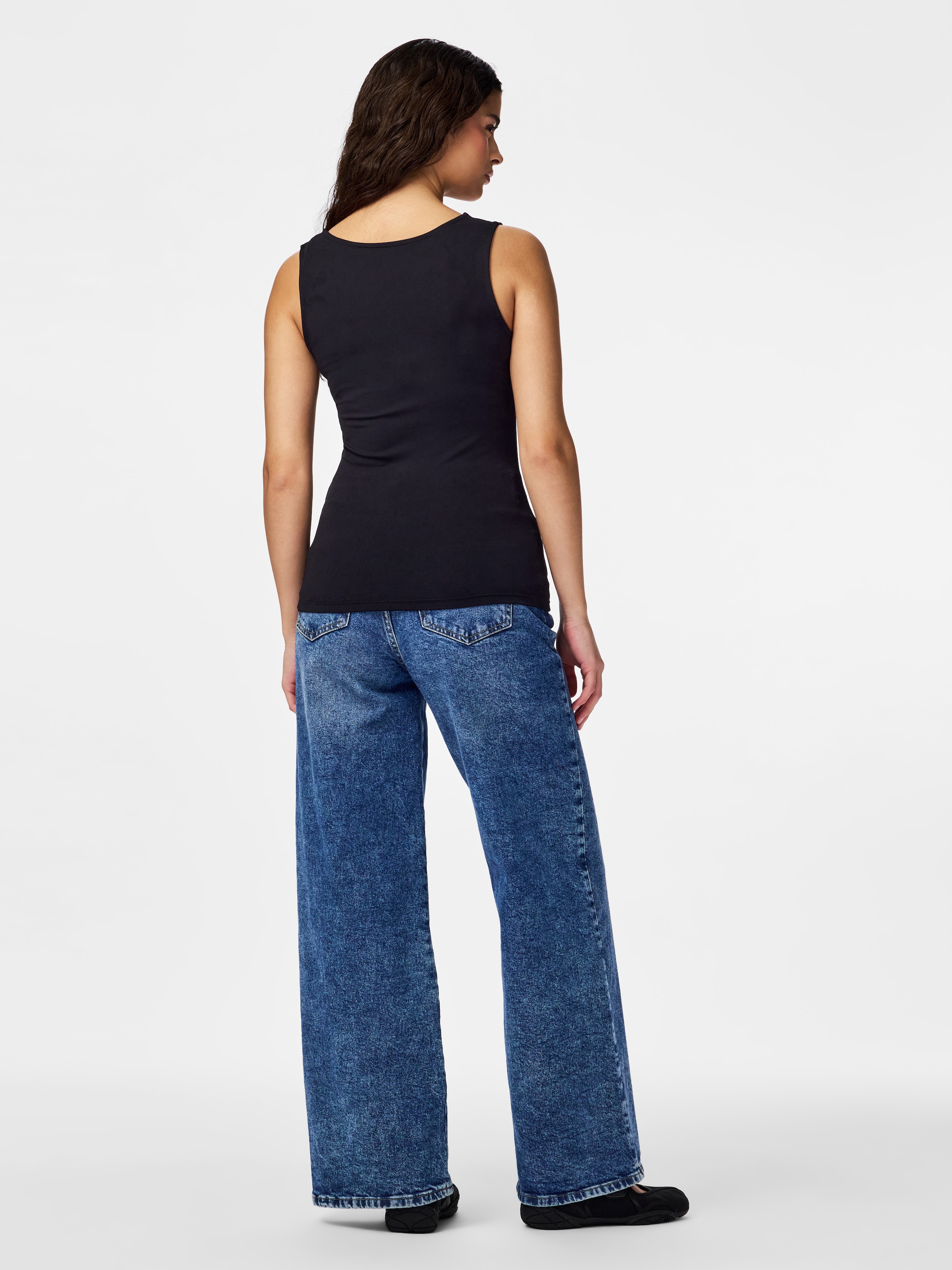 pieces Débardeur »PCLULA SL REVERSIBLE TANKTOP JRS NOOS« mélange de matériaux