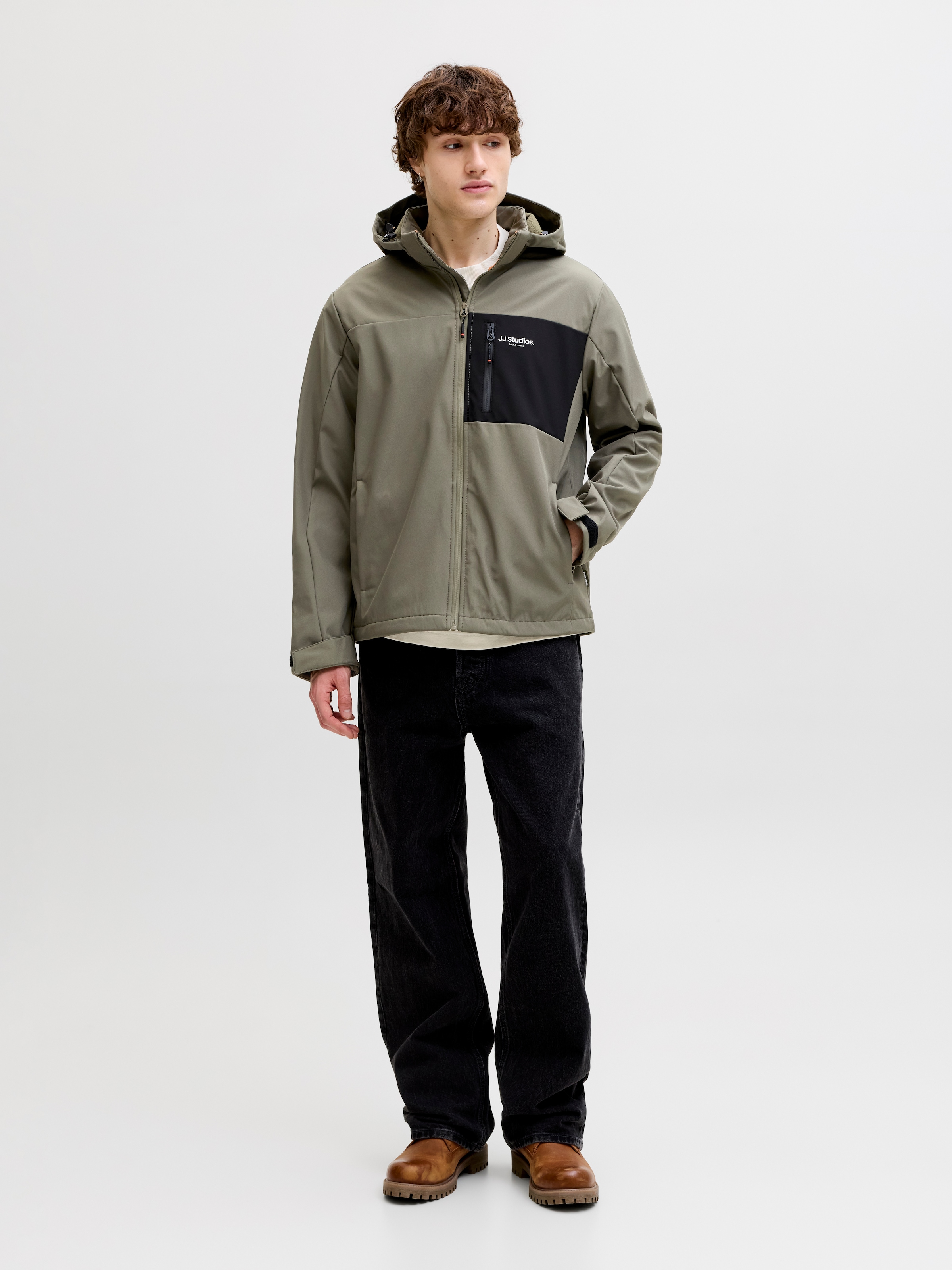 Jack & Jones Veste softshell »JJNORTH SOFTSHELL JACKET« avec capuche