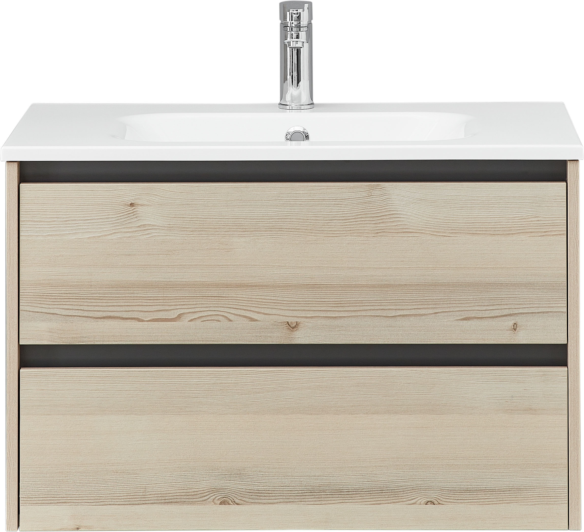 Saphir Badmöbel-Set »Mineralmarmor-Waschisch und Waschtischunterschrank« 2 Stk. tlg.
