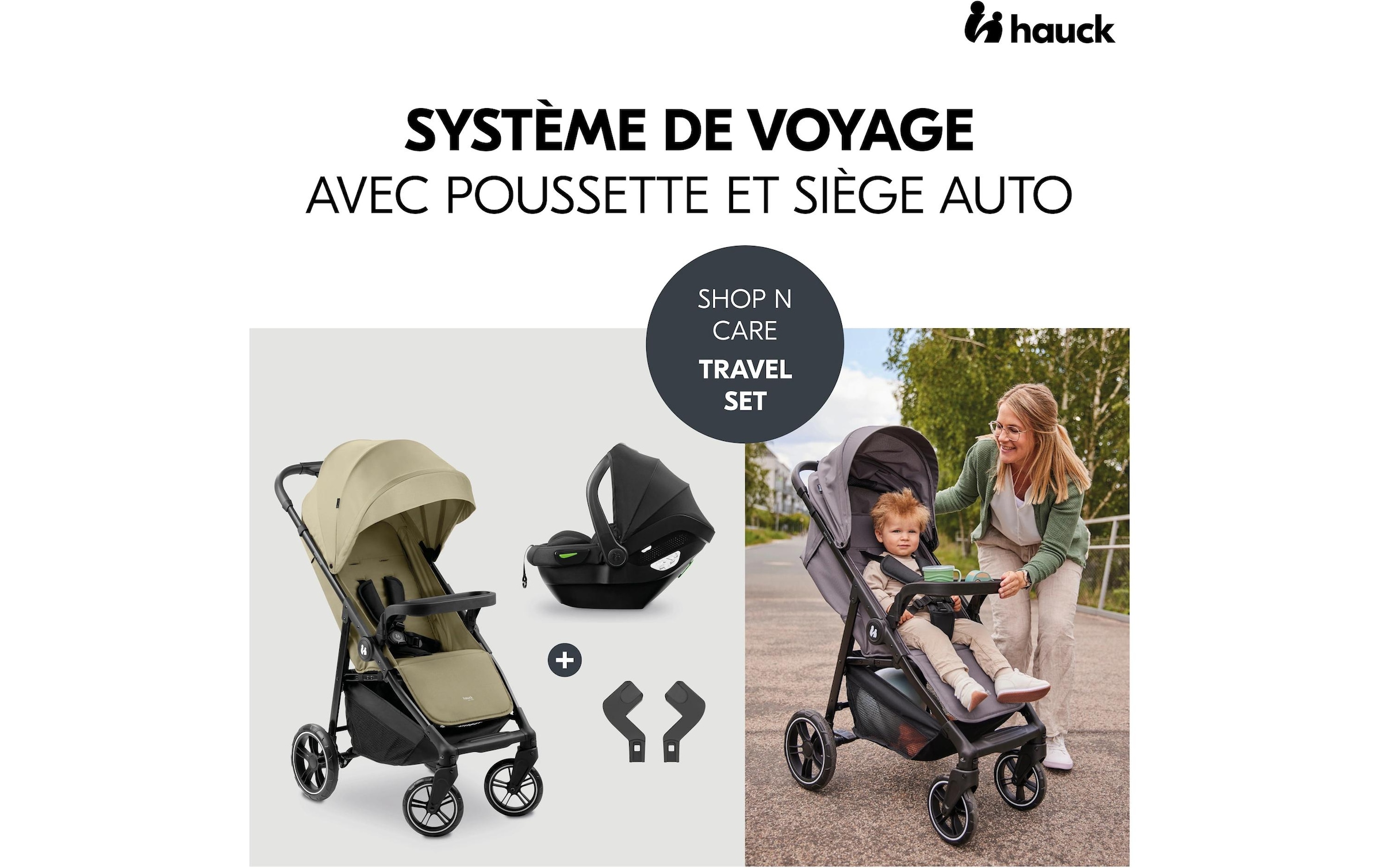 Hauck Poussette pour enfants »Shop N Care Travel Set« 25 kilos
