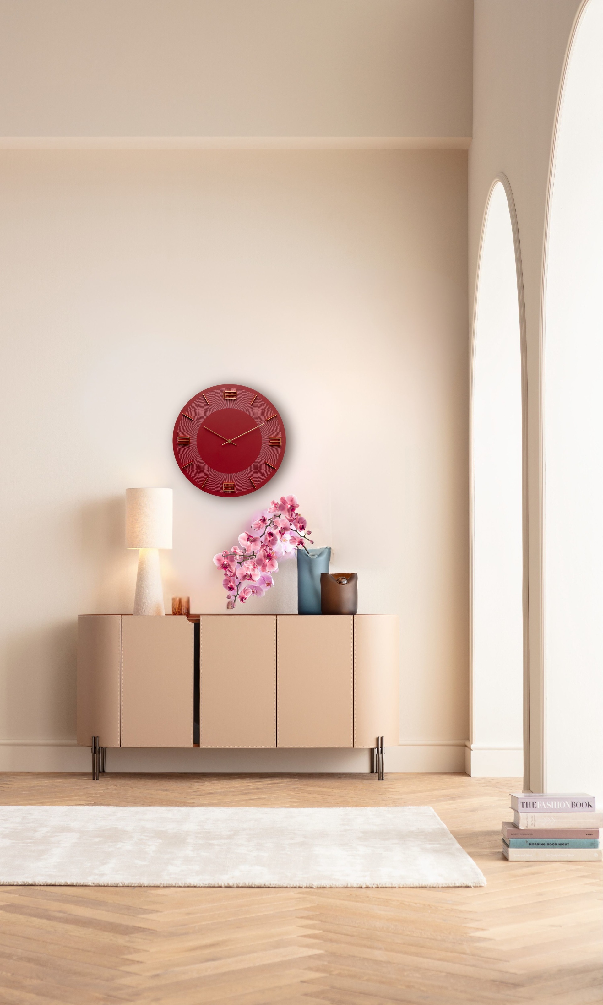 Kare Design Horloge murale »Leonardo Ø49cm« in verschiedenen Farben