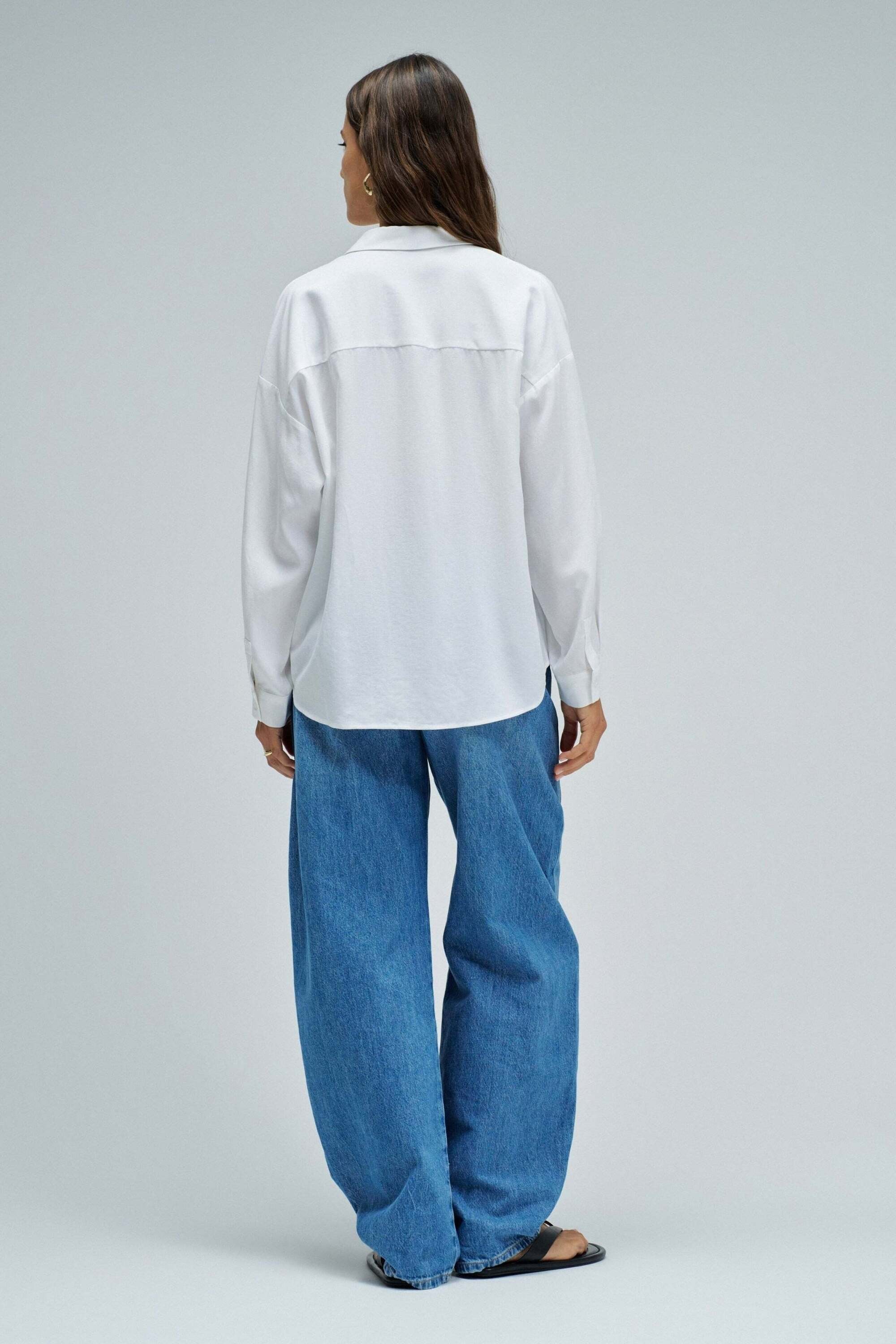 Salsa Blouse à manches longues »Salsa Jeans Langarmbluse Oversize Basic«