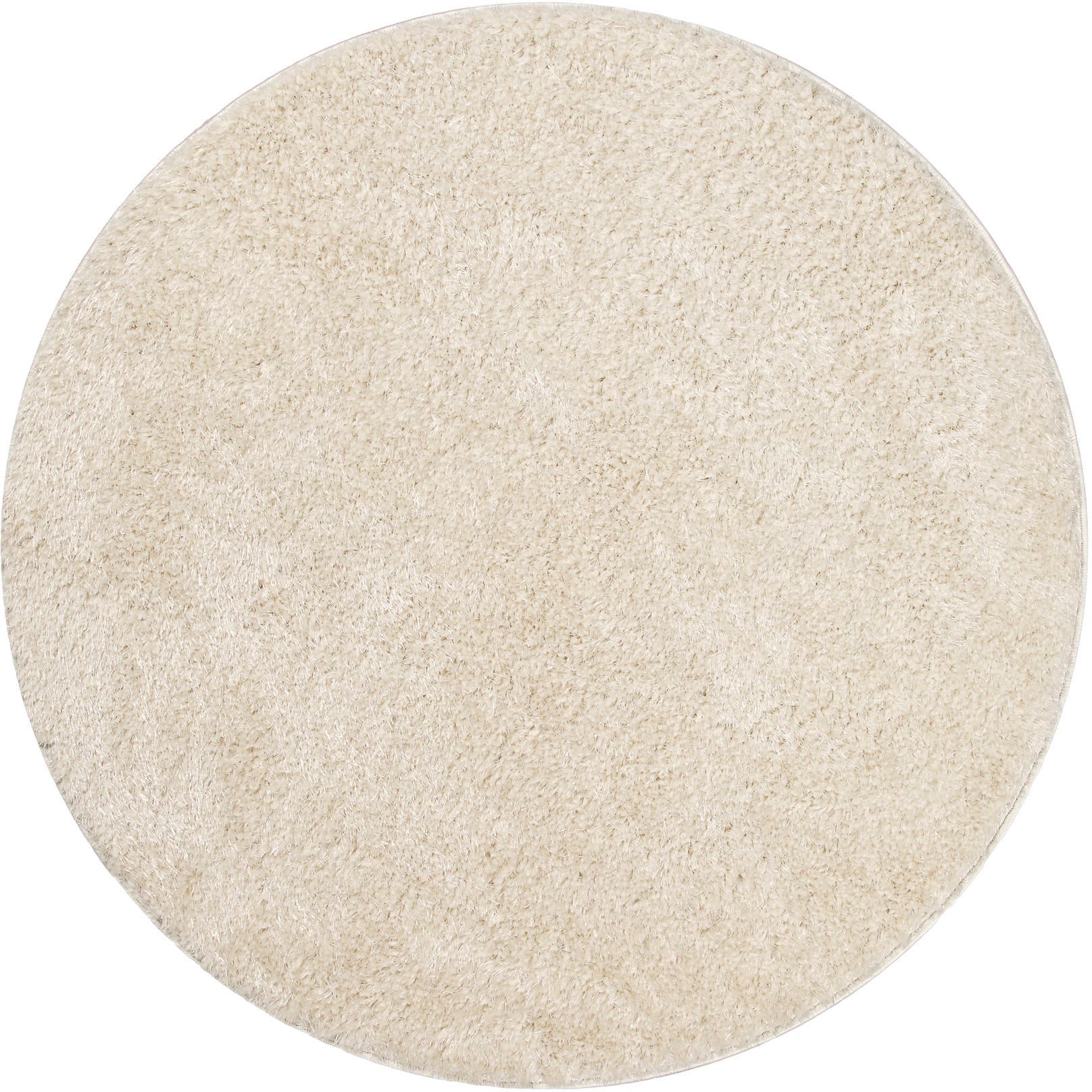 GOODproduct Hochflor-Teppich »Nickolas« rund 30 mm Höhe Langflor, Shaggy, weicher Hochflor, uni farben, mit Glanz, Wohnzimmer